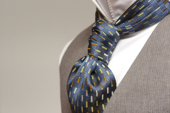 Reversible Silk Ascot