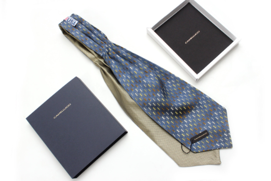 Reversible Silk Ascot