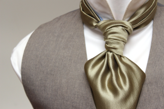 Reversible Silk Ascot