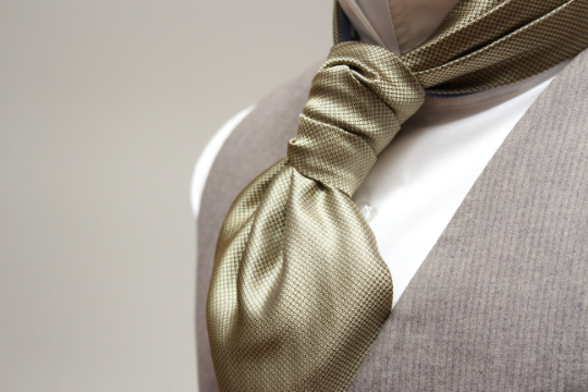 Reversible Silk Ascot