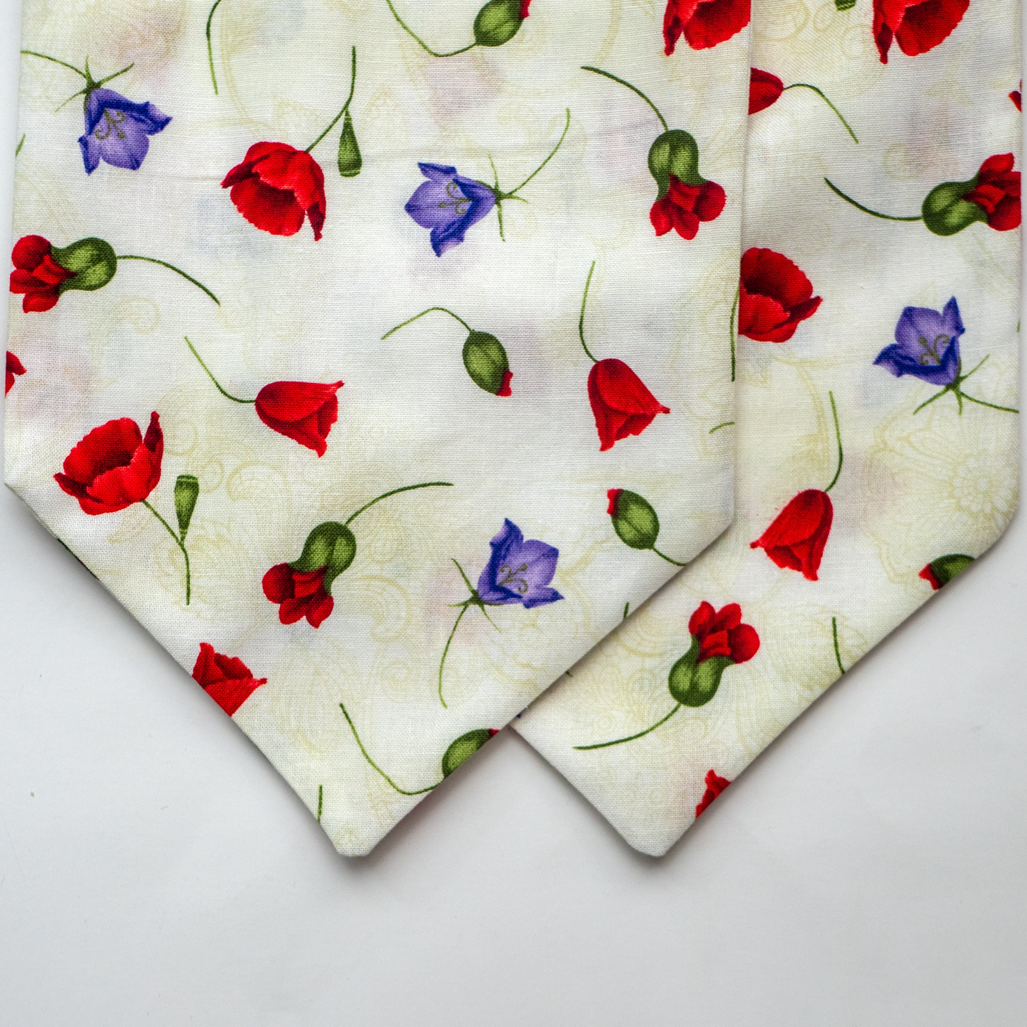 Floral Cotton Men's Cravat Ascot