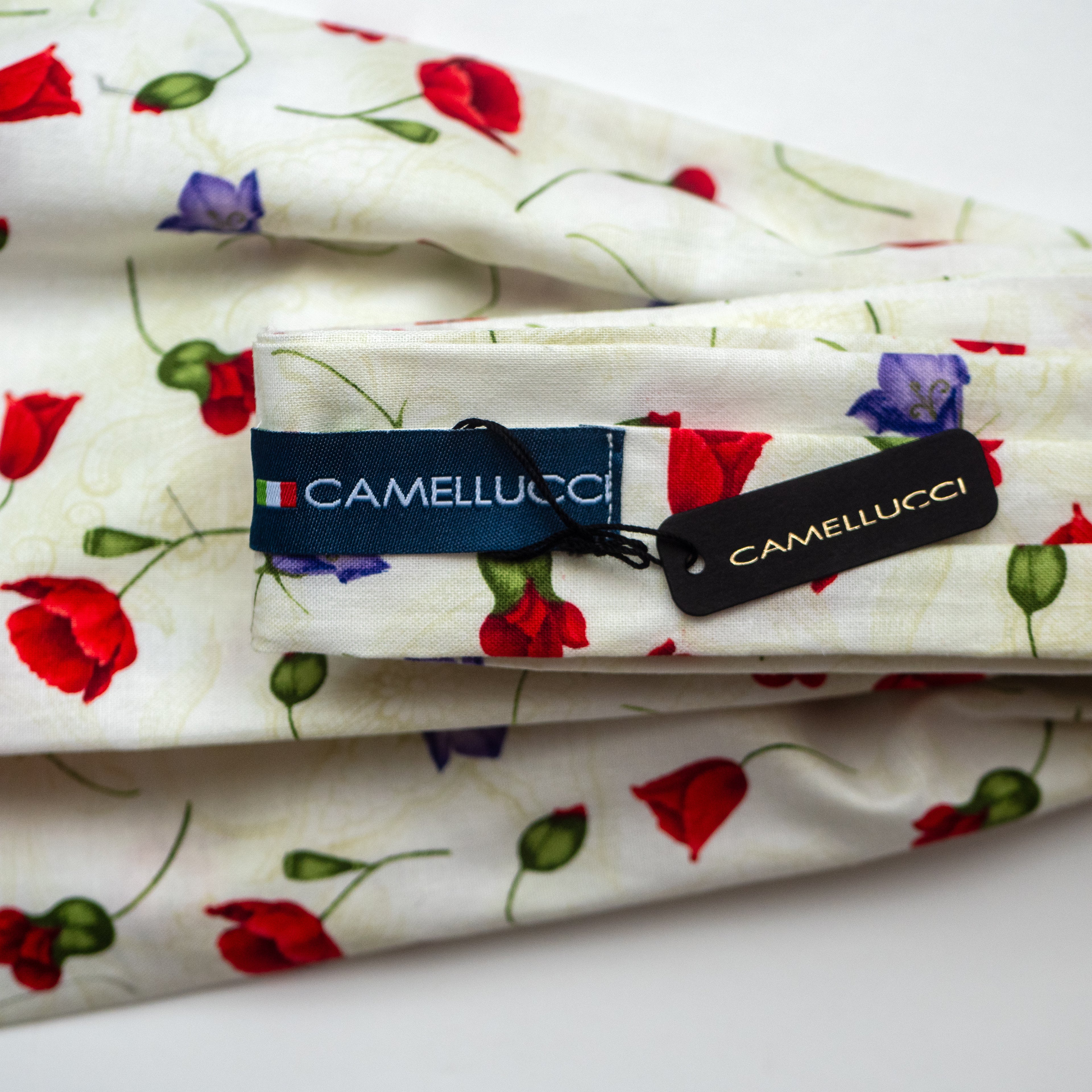 Floral Cotton Men's Cravat Ascot