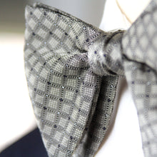 Load image into Gallery viewer, Grey Big Butterfly Silk Bow Tie
