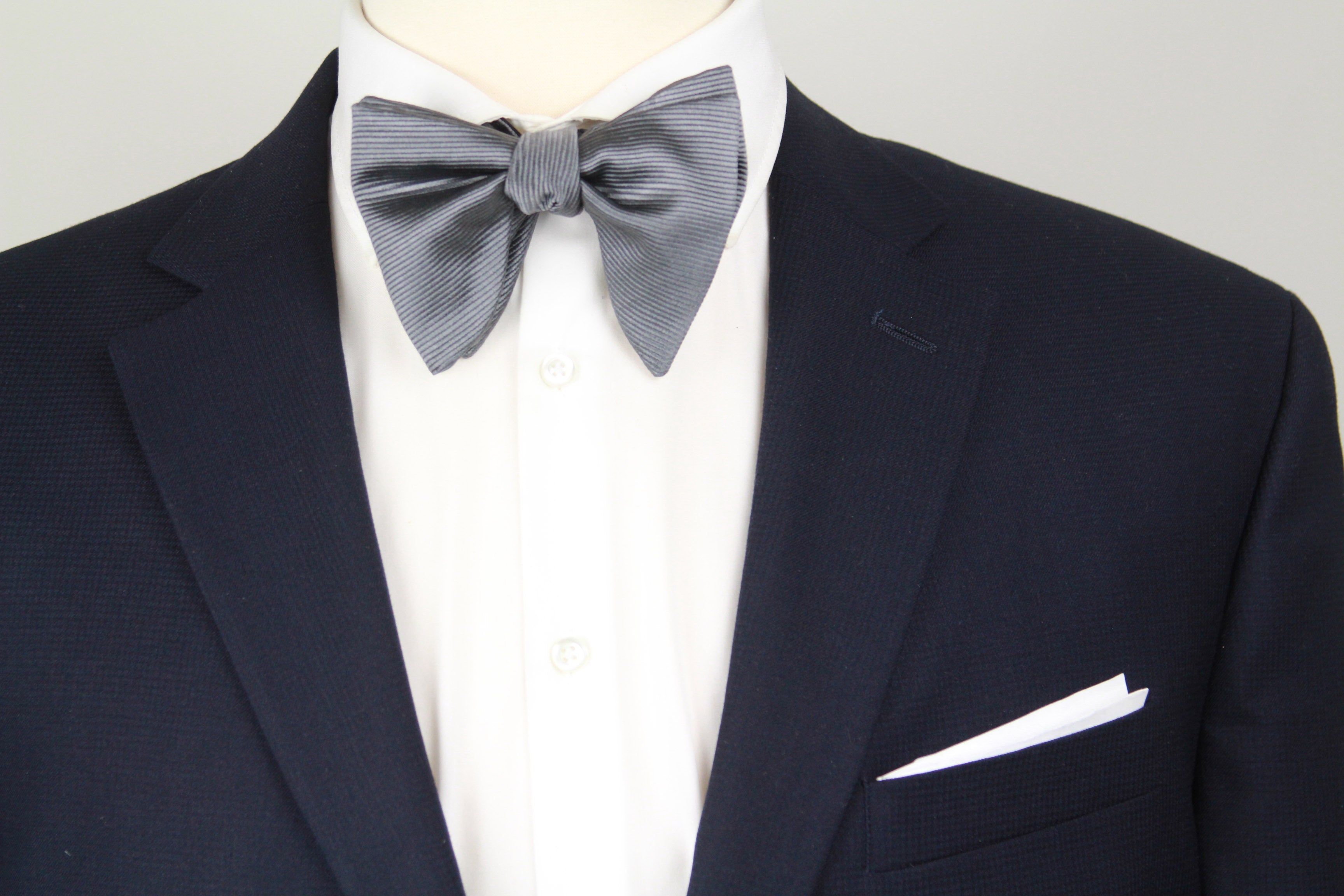 Men's Large Silk Bow Tie