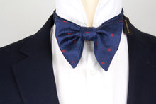 Load image into Gallery viewer, Navy Polka Dot Big Butterfly
