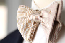 Load image into Gallery viewer, Boat Motive Silk Large Bow Tie
