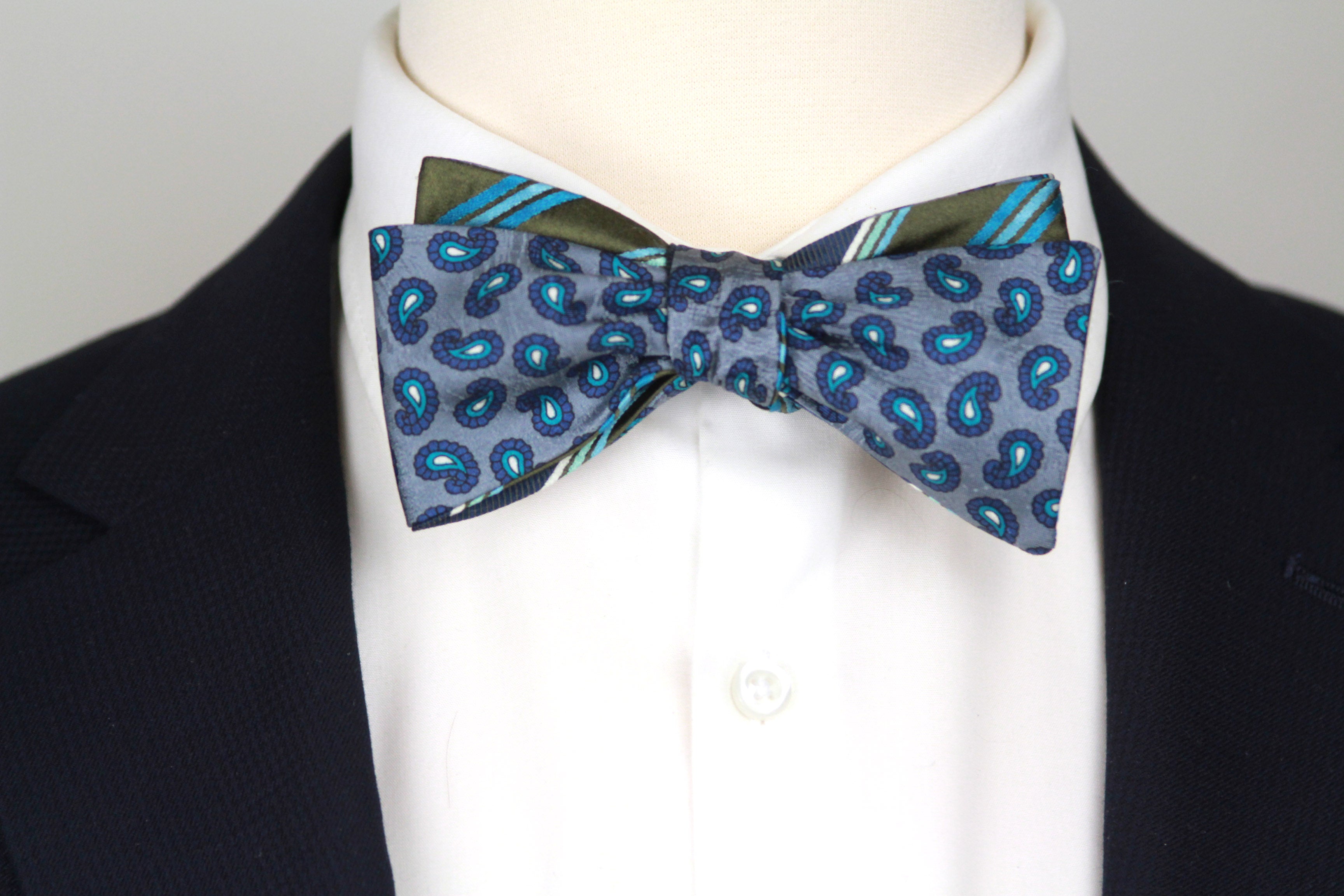 Straight Self-tied Bow Tie