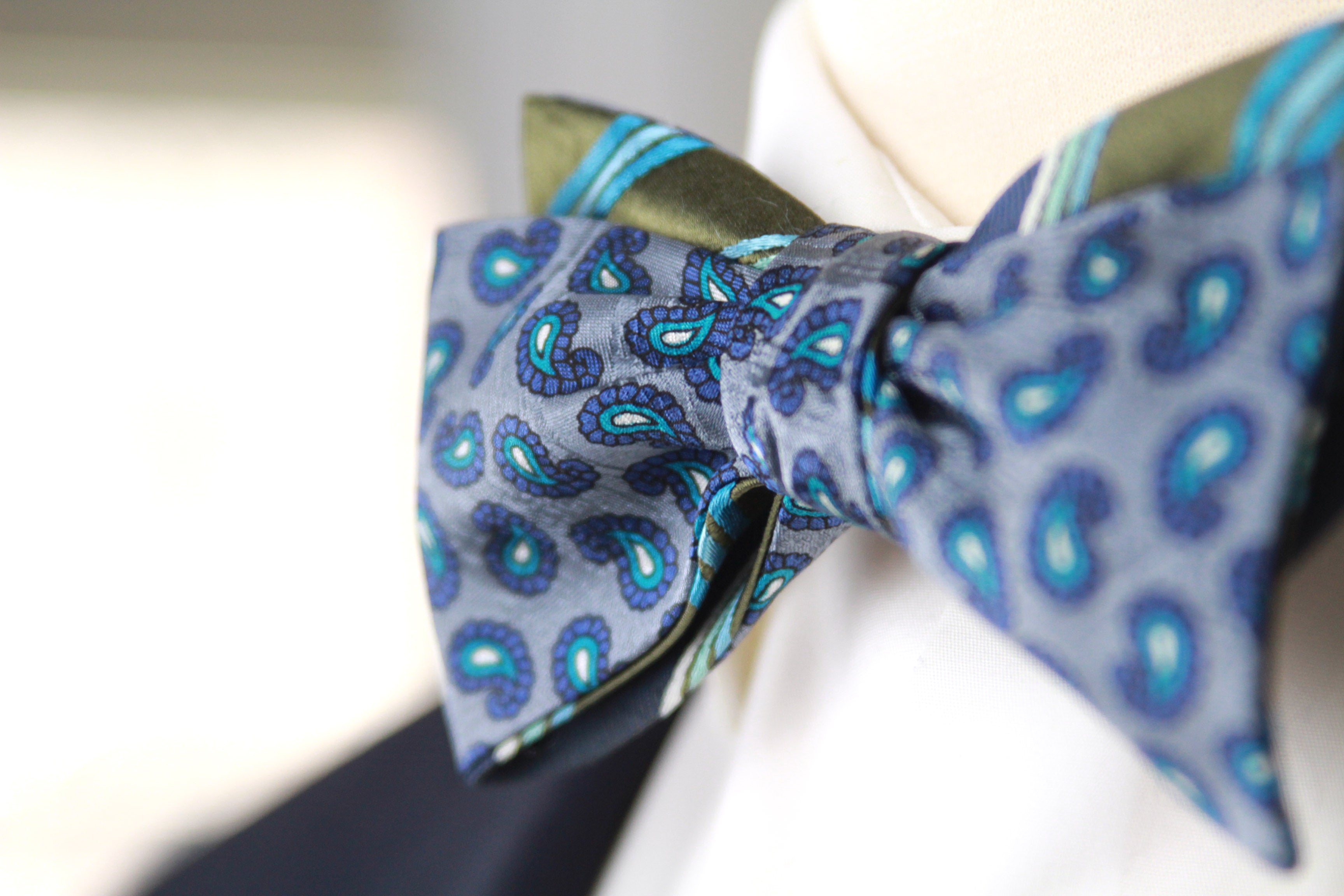 Straight Self-tied Bow Tie
