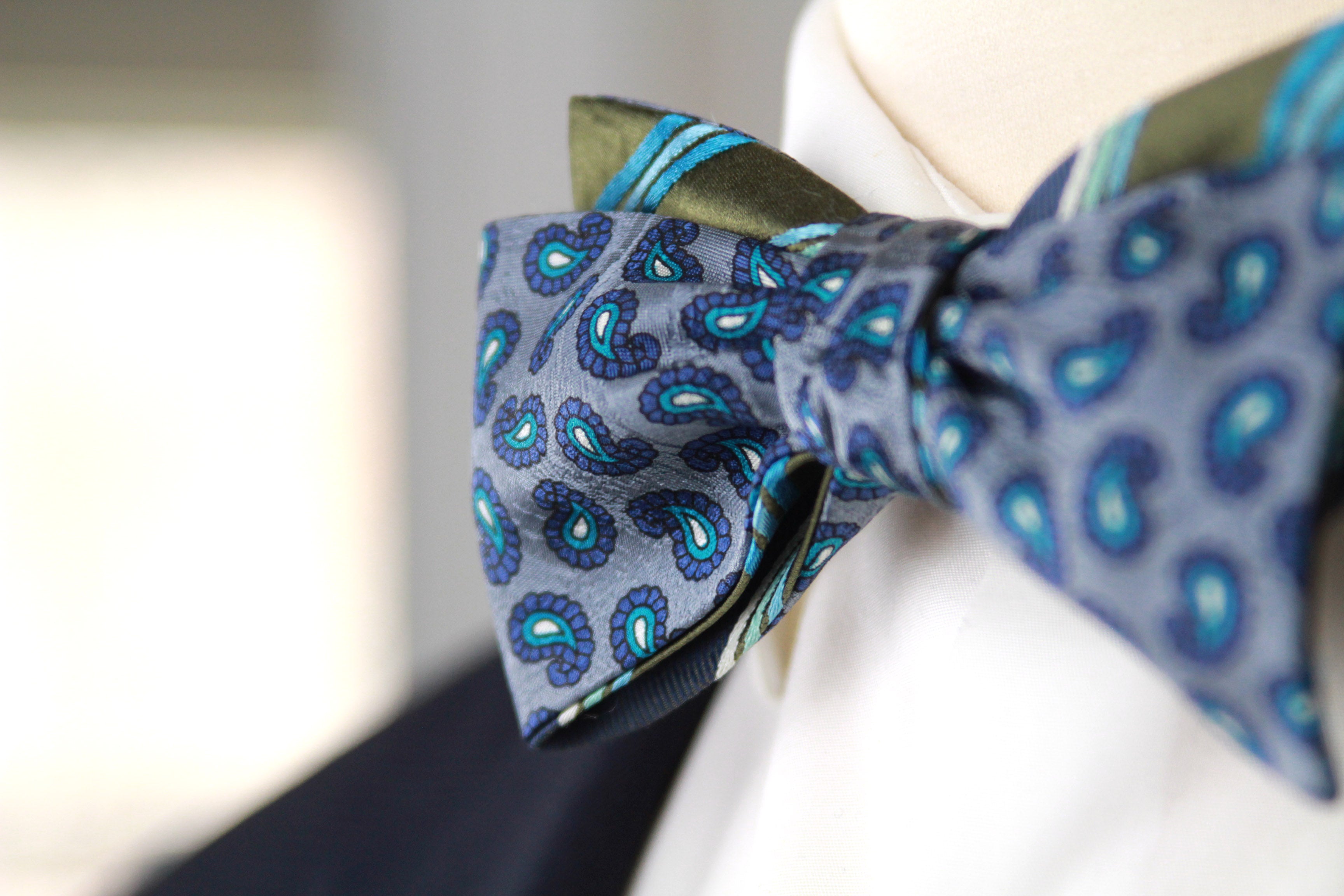 Straight Self-tied Bow Tie