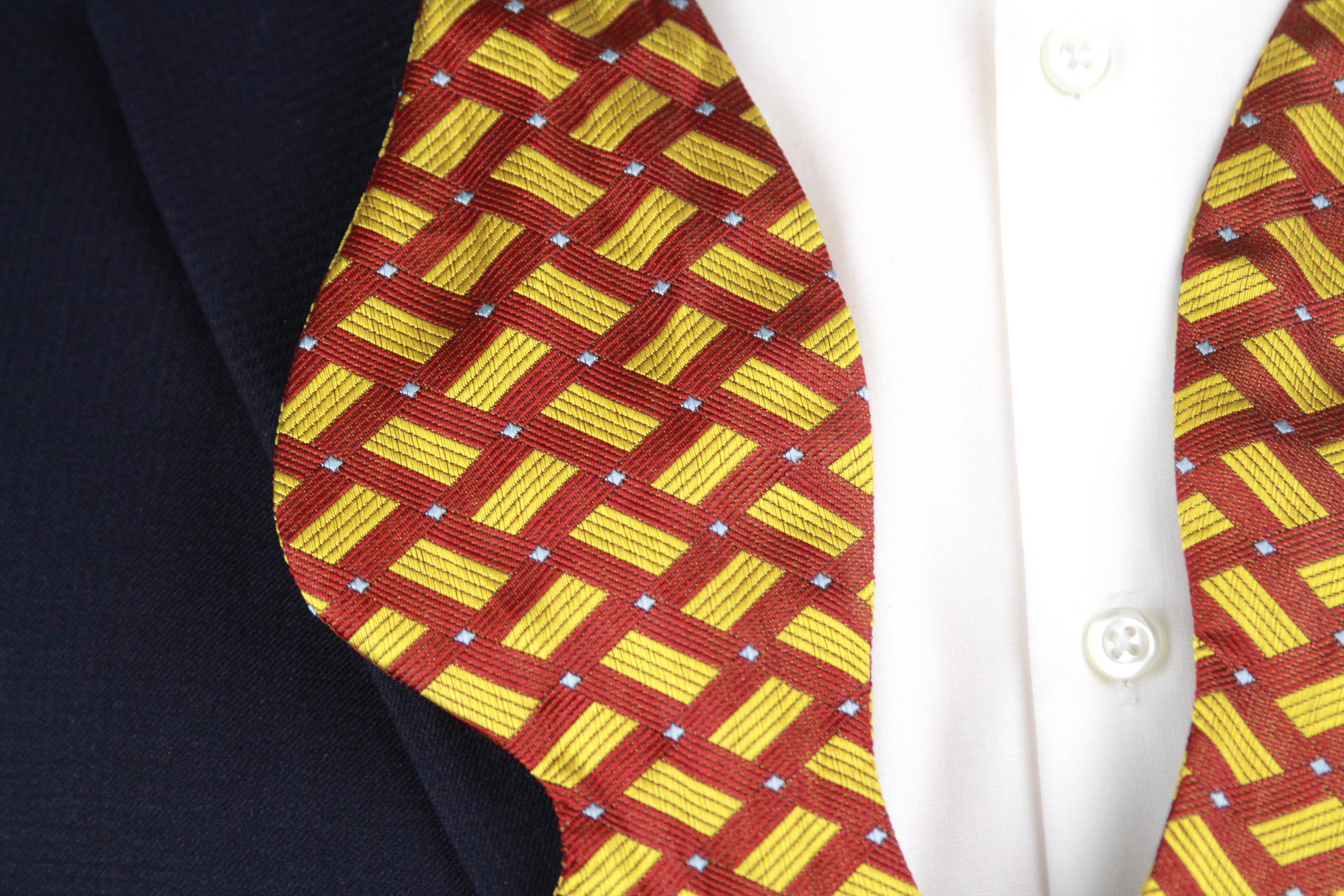 Men's Large Silk Bow Tie