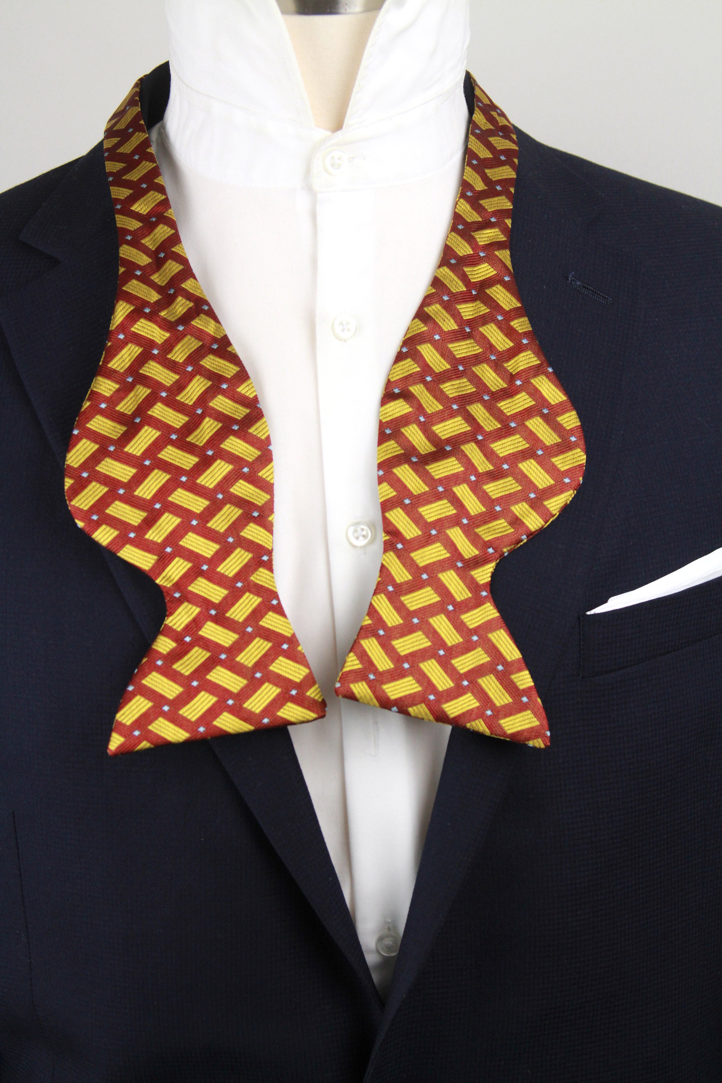 Men's Large Silk Bow Tie