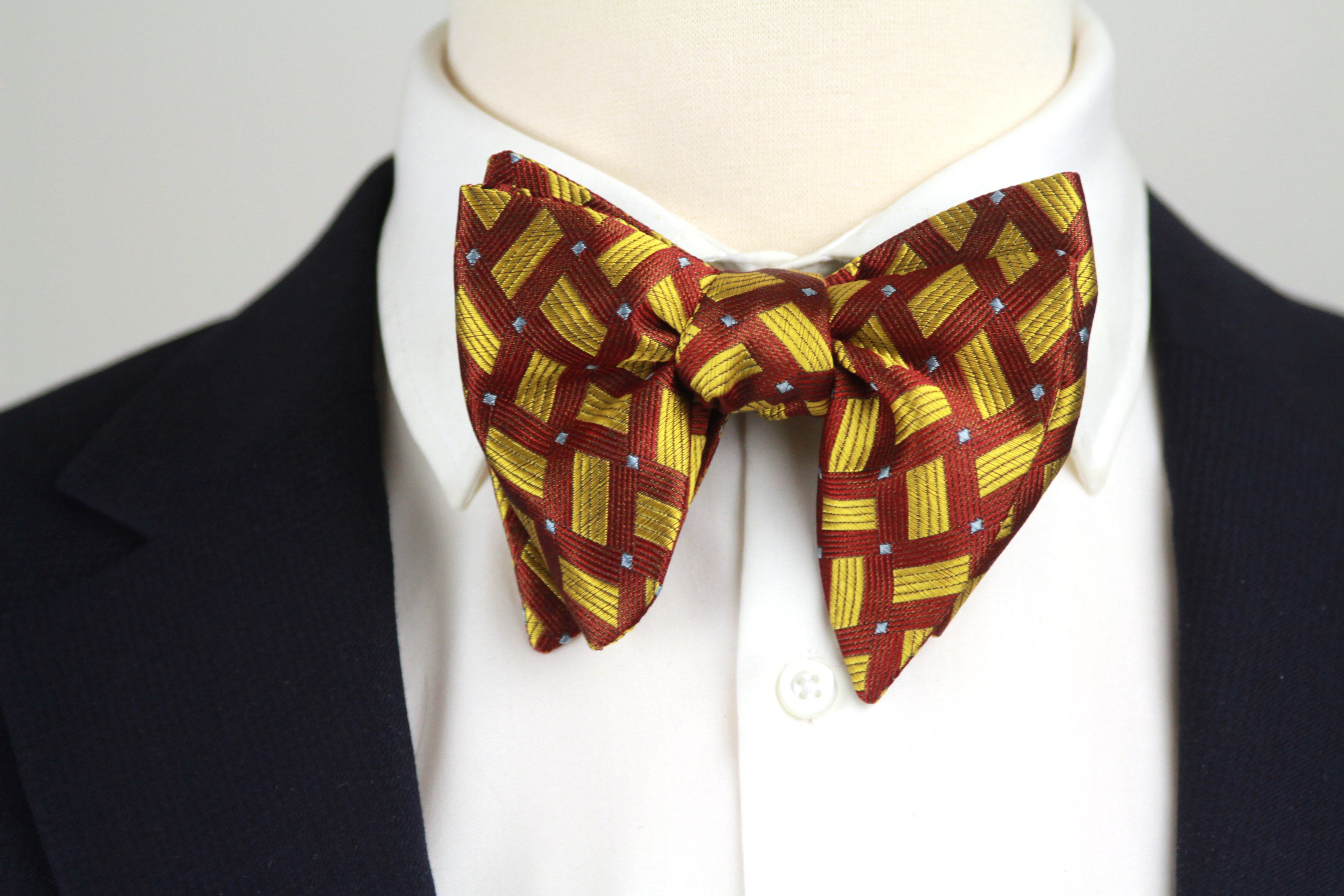 Men's Large Silk Bow Tie