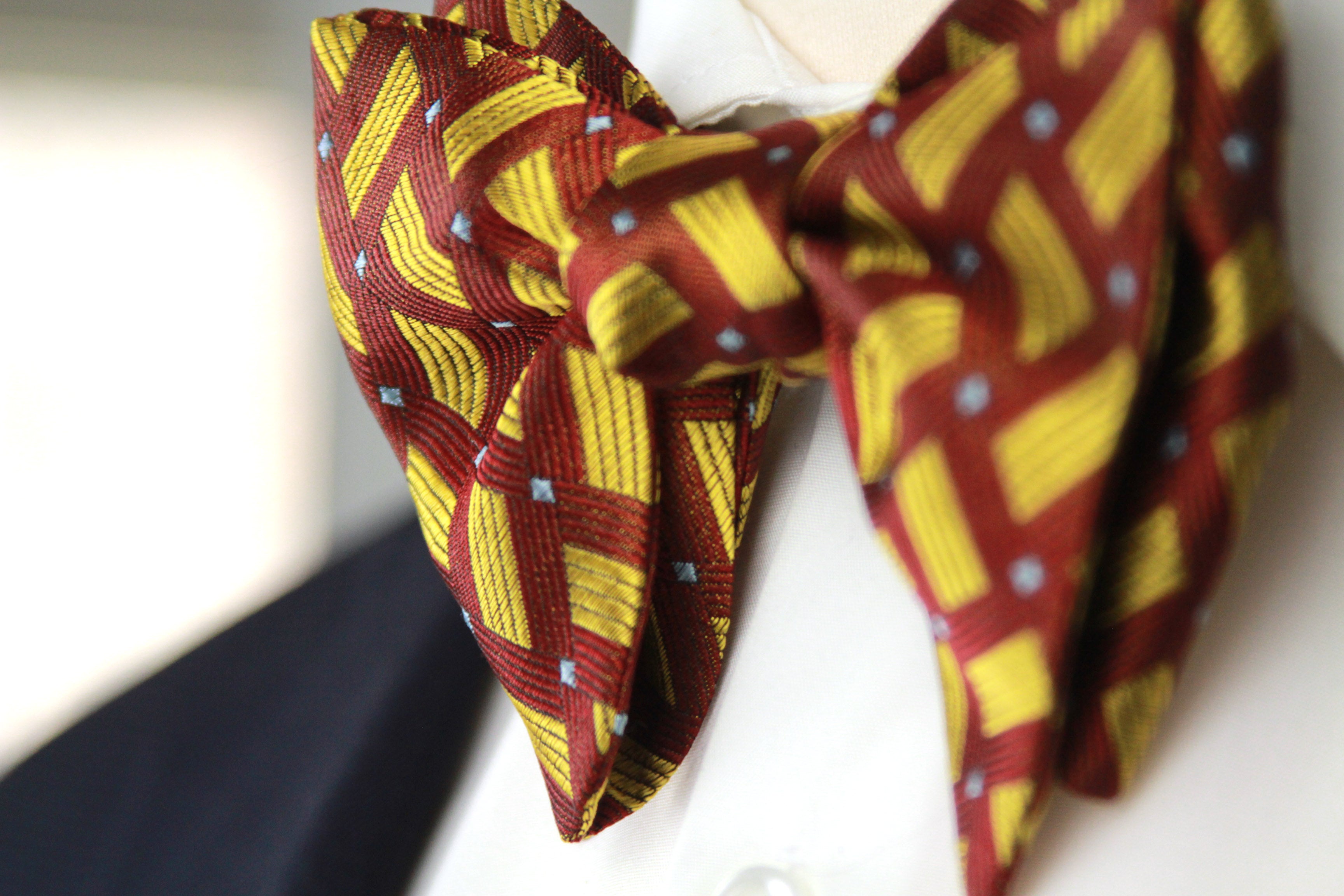 Men's Large Silk Bow Tie