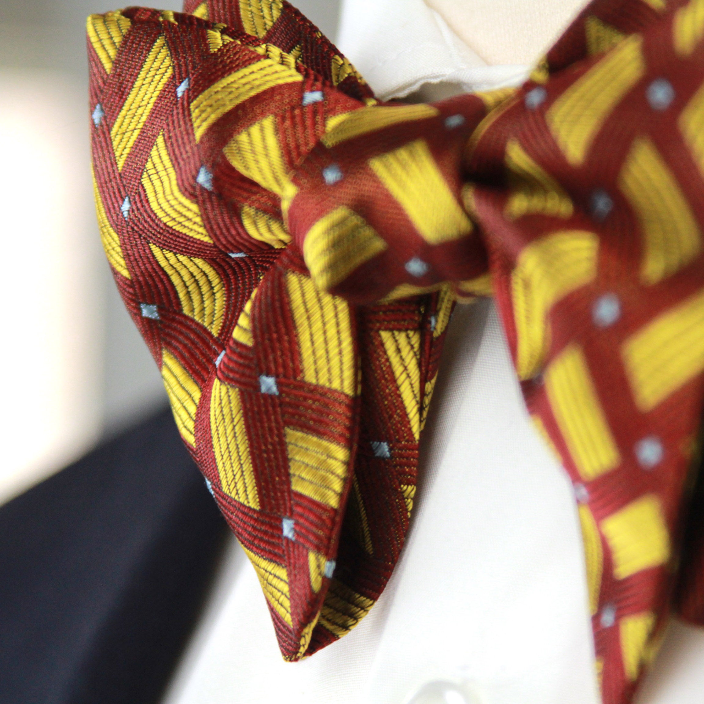 Men's Large Silk Bow Tie