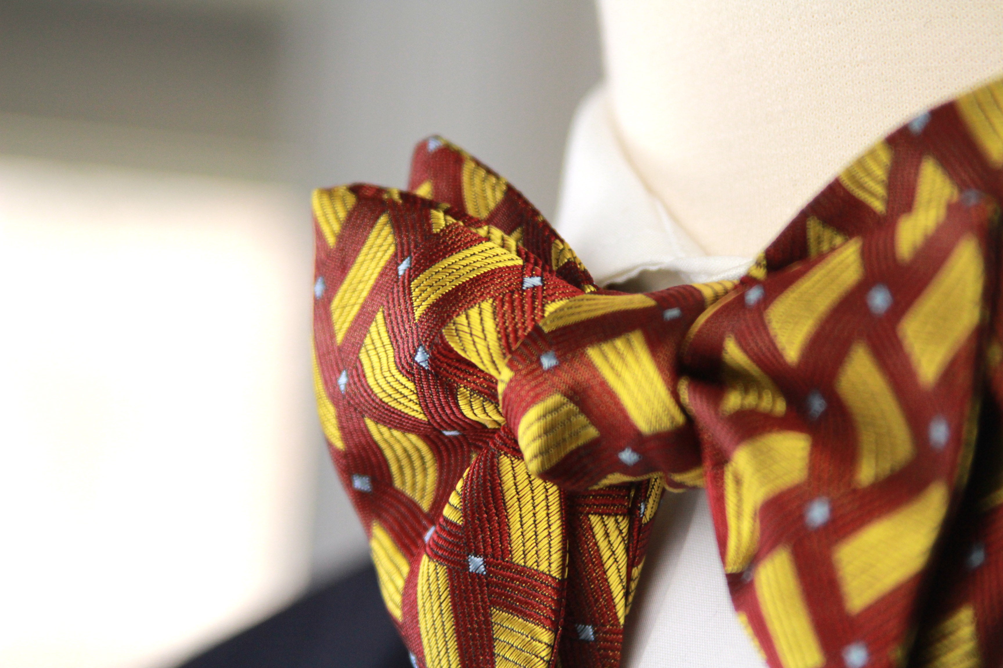 Men's Large Silk Bow Tie