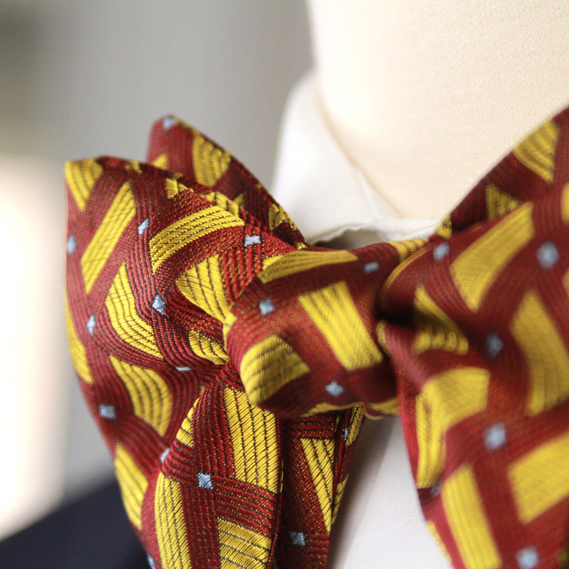 Men's Large Silk Bow Tie