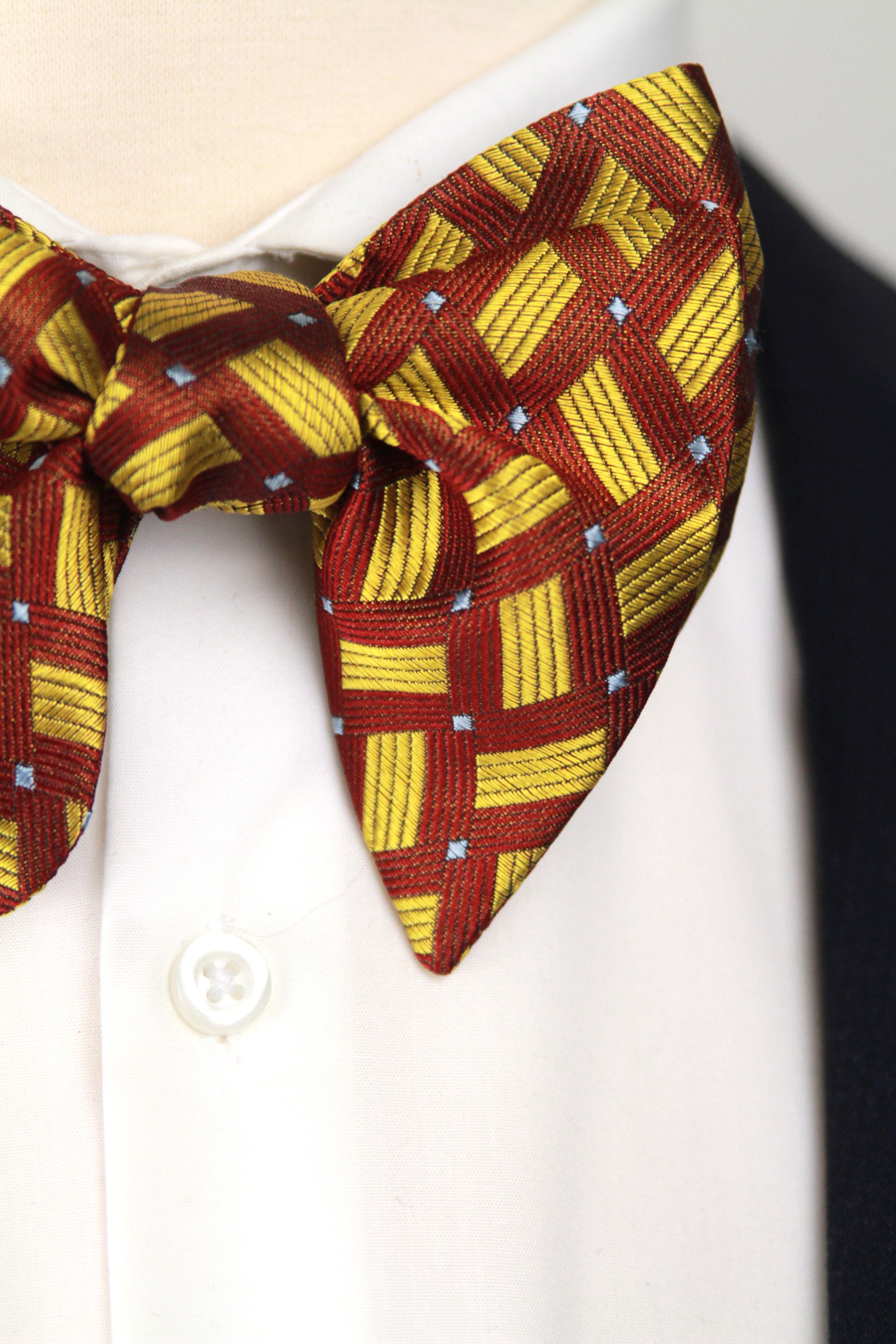 Men's Large Silk Bow Tie