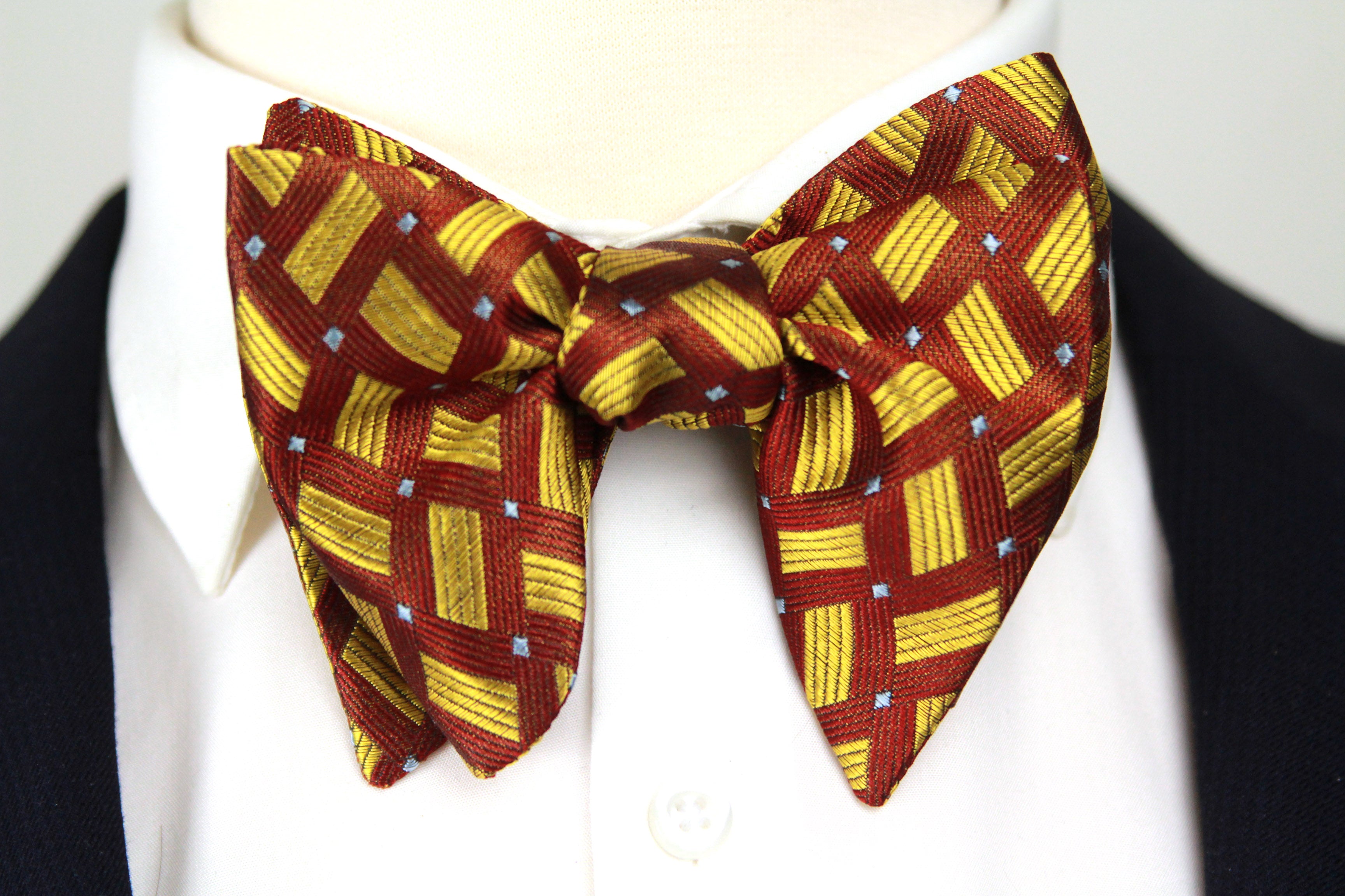 Men's Large Silk Bow Tie