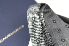 Load image into Gallery viewer, Big Butterfly Grey Ornament Silk Bow Tie
