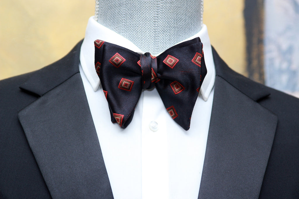 Men's Large Silk Bow Tie