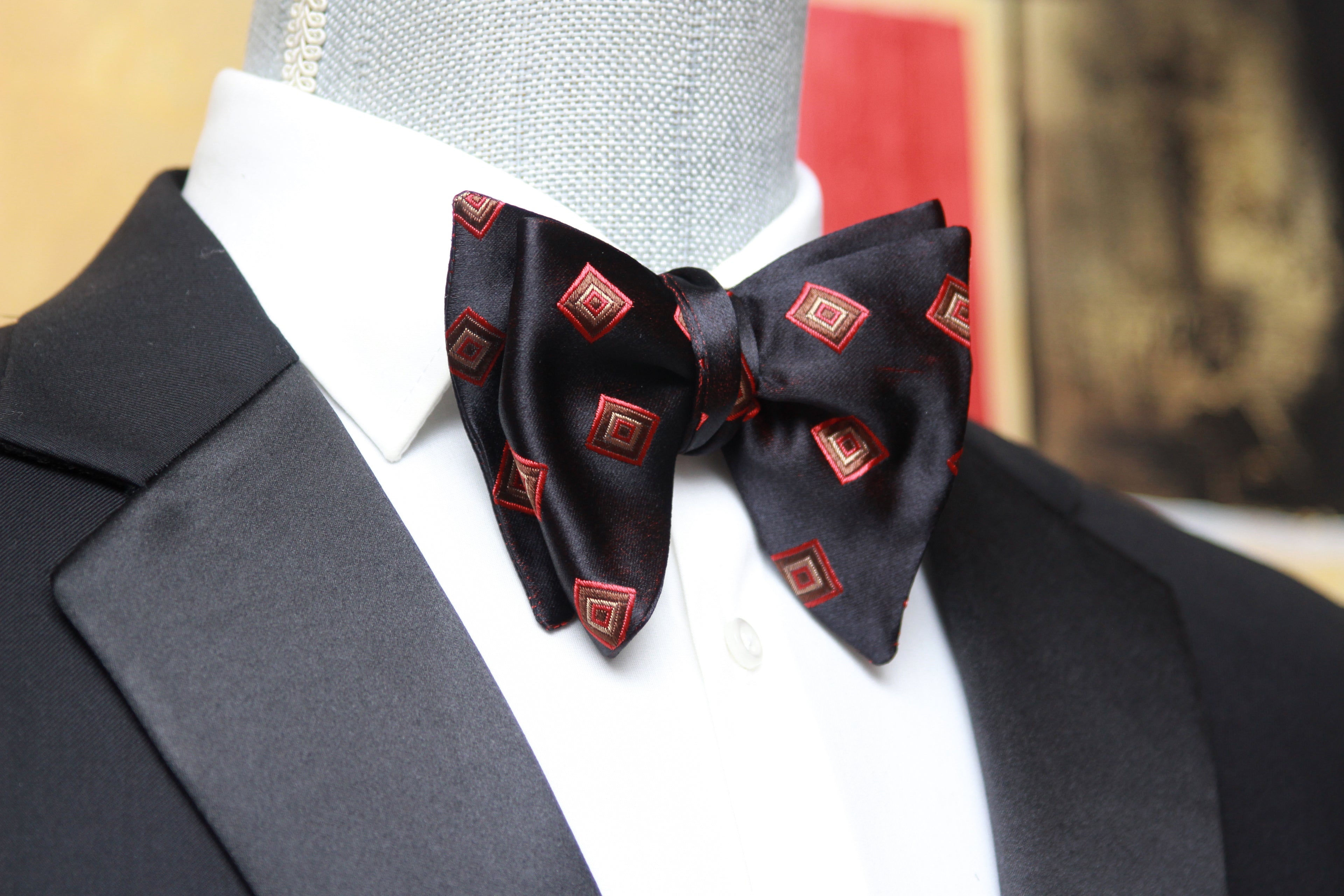 Men's Large Silk Bow Tie