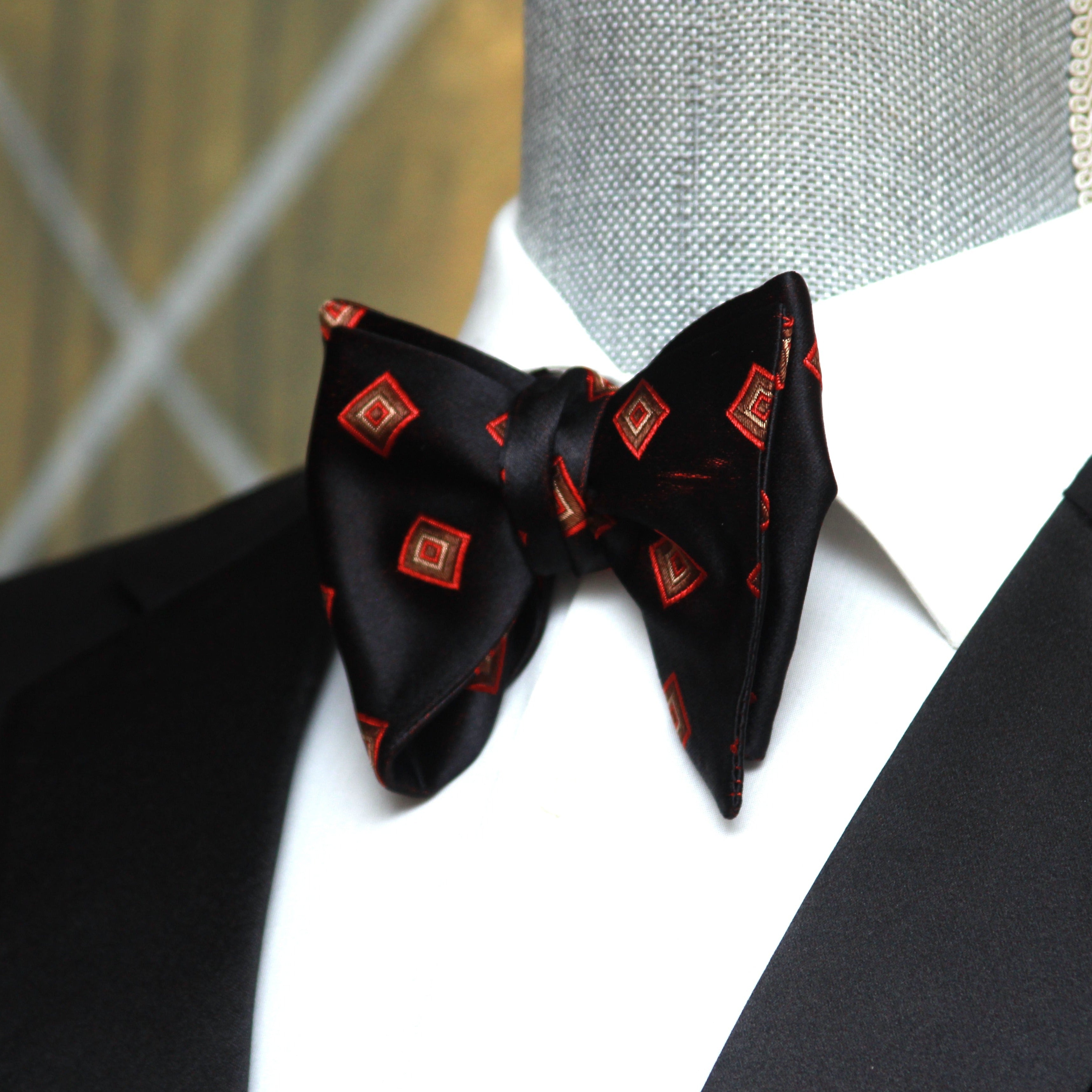 Men's Large Silk Bow Tie