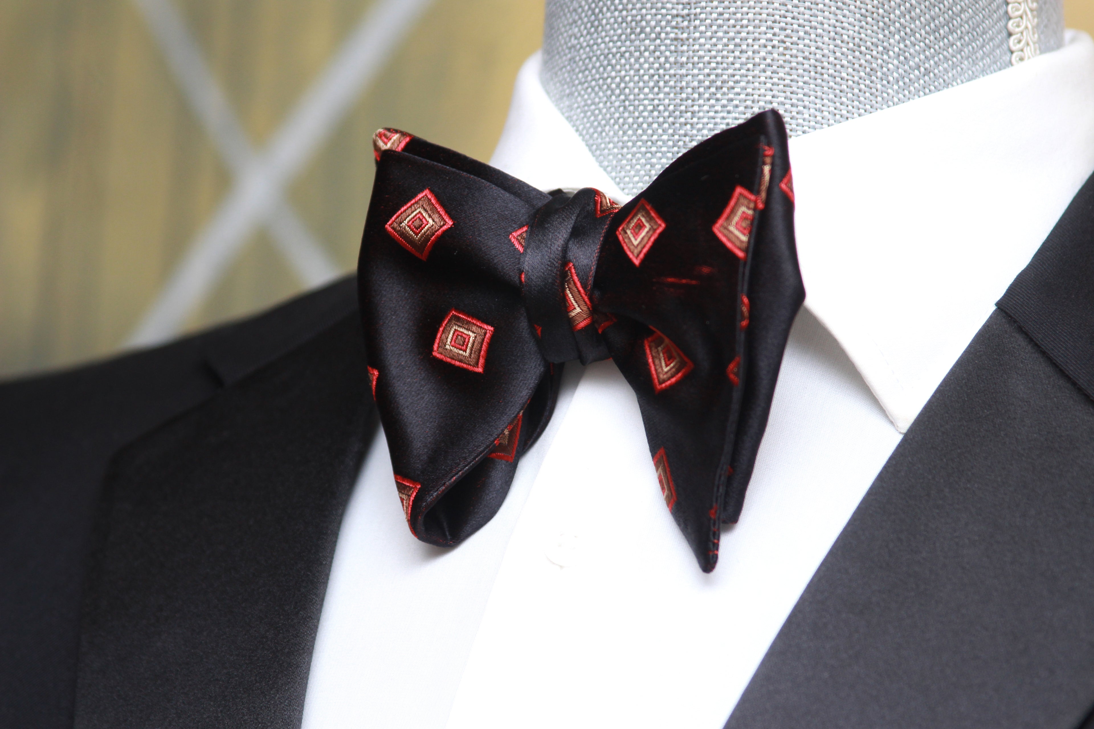 Men's Large Silk Bow Tie