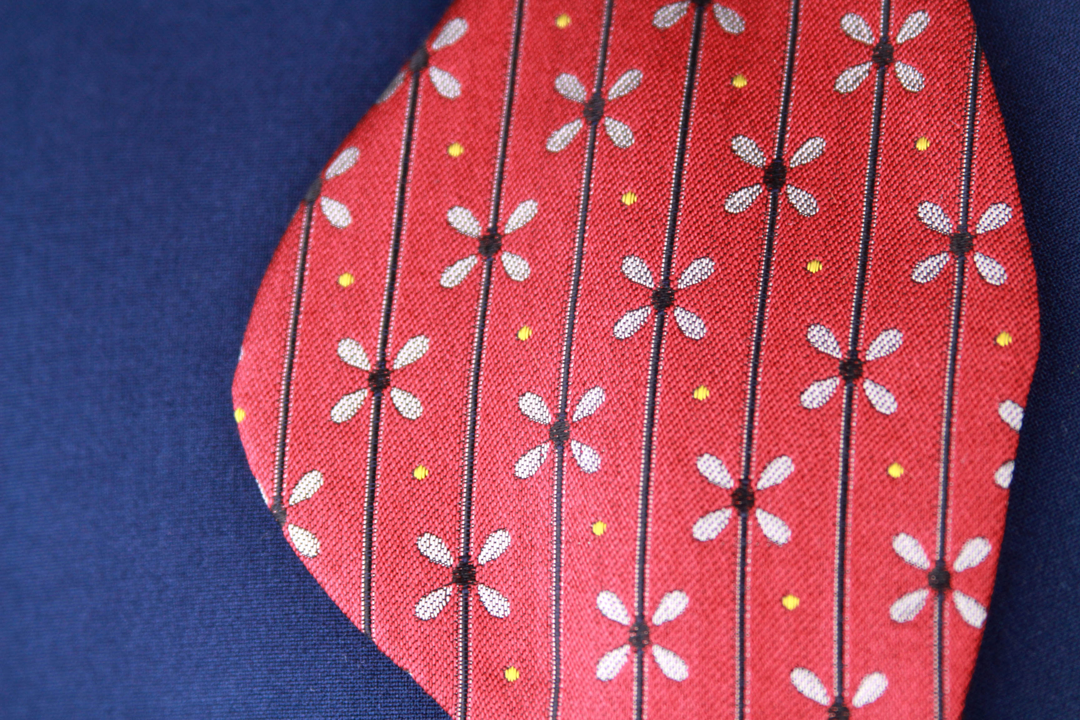 Large Self-tied Red Bow Tie