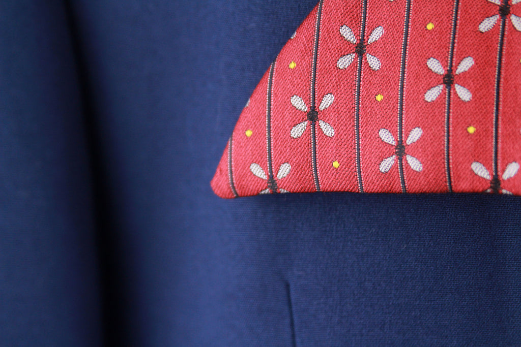 Large Self-tied Red Bow Tie