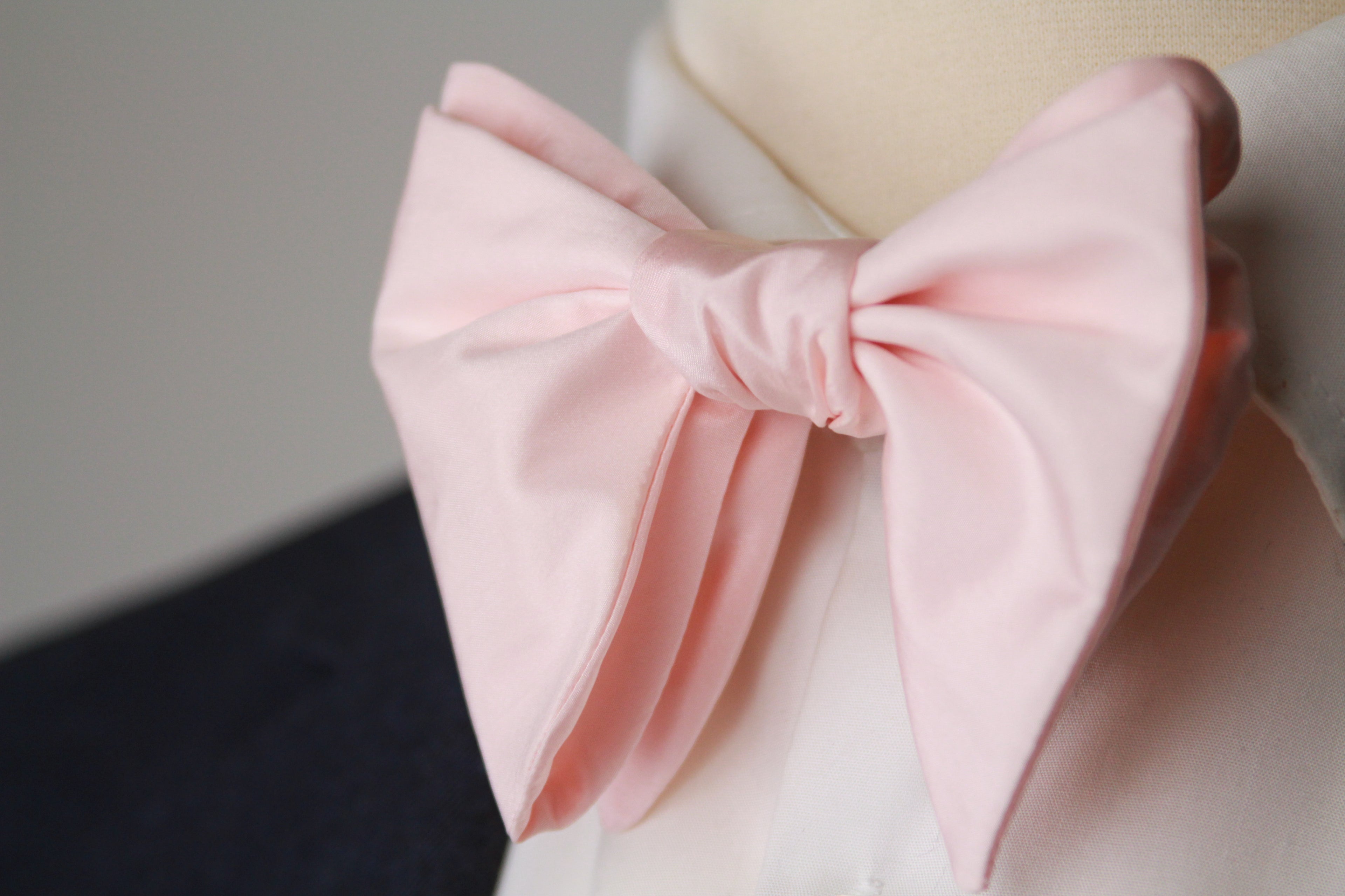 Big Butterfly Silk Bow Tie Rose S703