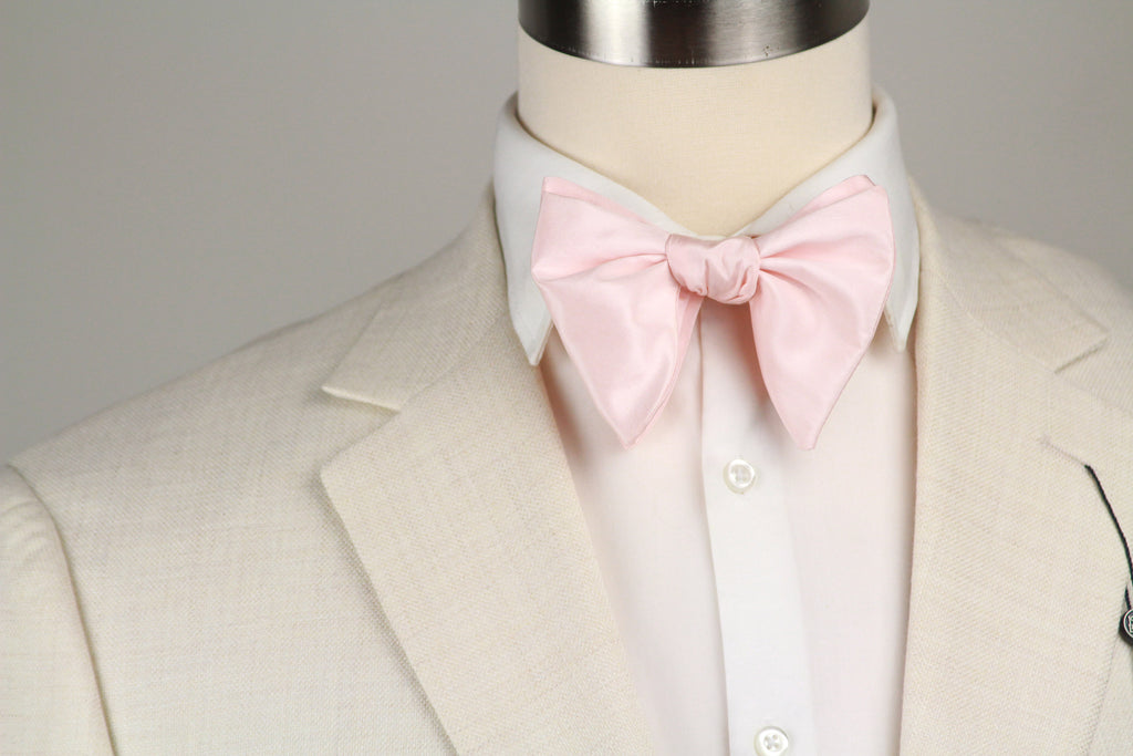 Big Butterfly Silk Bow Tie Rose S703