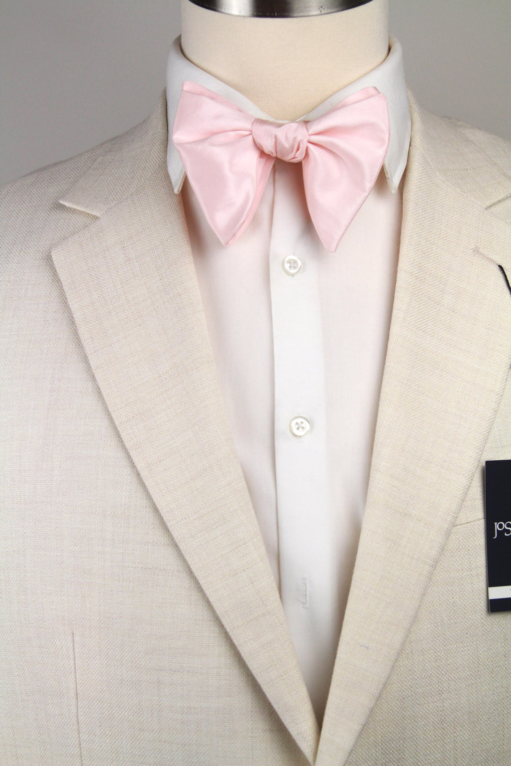 Big Butterfly Silk Bow Tie Rose S703