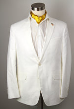 Load image into Gallery viewer, Gold Silk Cravat Ascot Striped Yellow Gold A230
