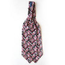 Load image into Gallery viewer, Floral Cotton Men&#39;s Cravat Ascot
