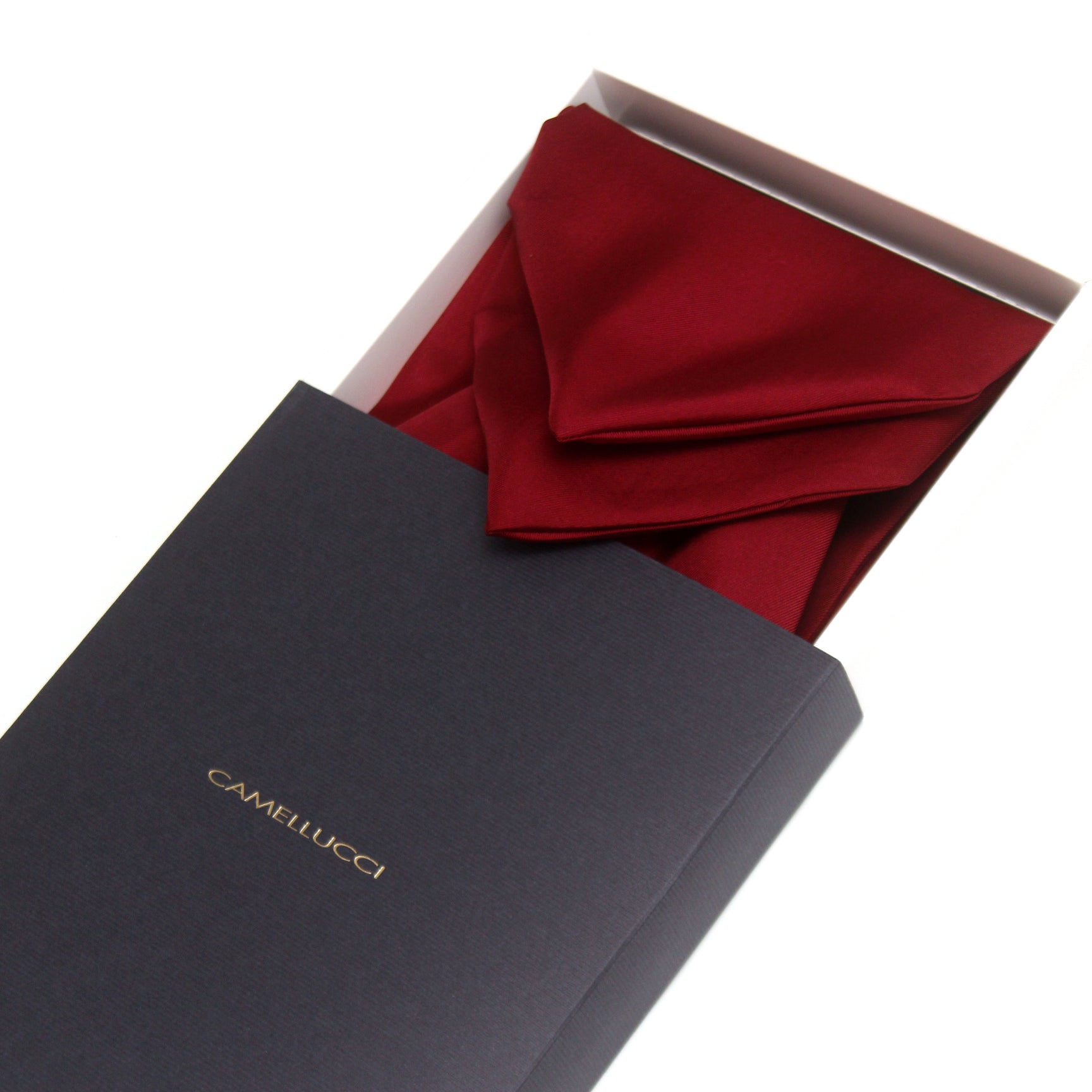 Men's Cravat Ascot Maroon Solid