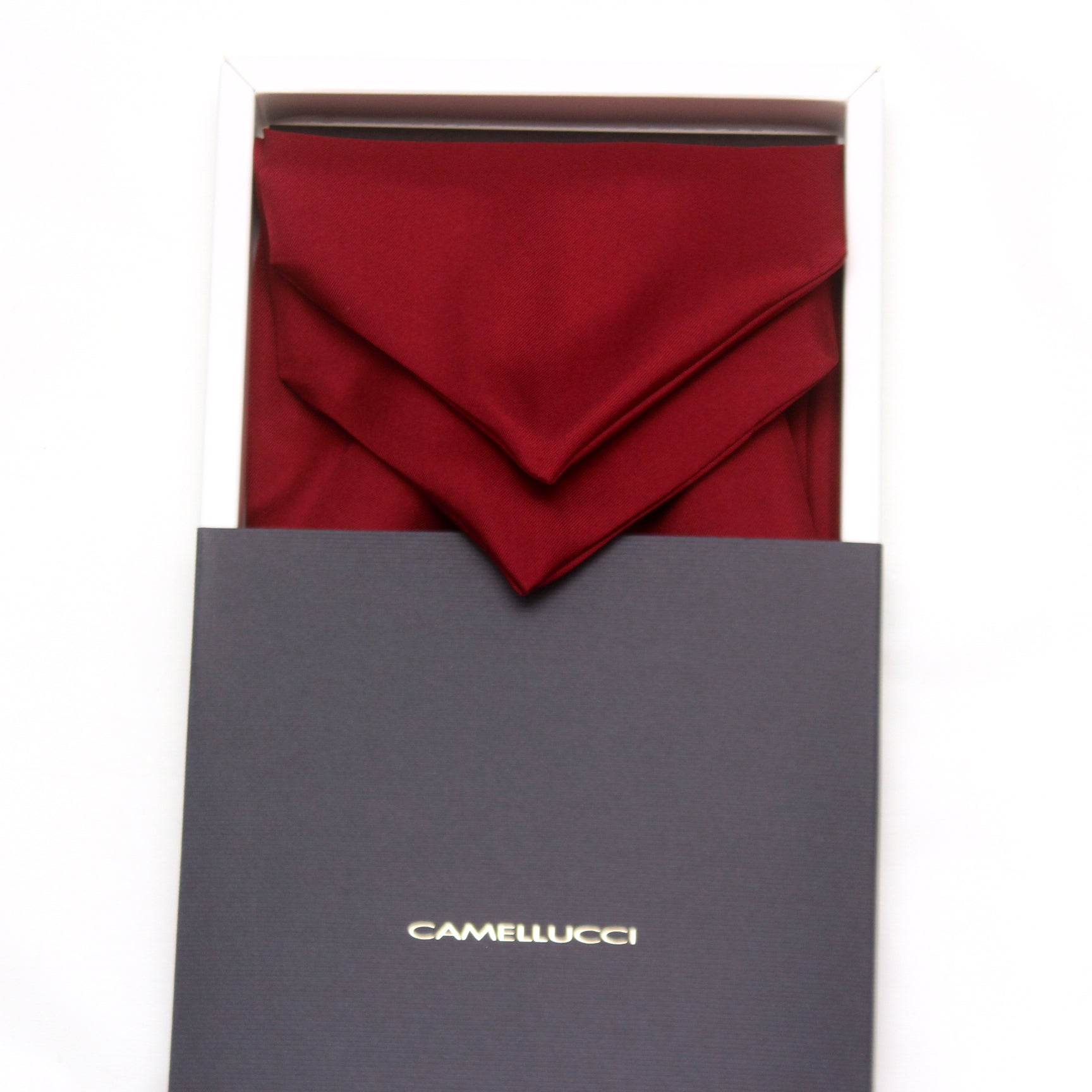 Men's Cravat Ascot Maroon Solid