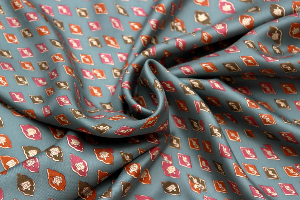 40"W x 40"L 100%Silk Fabric Piece