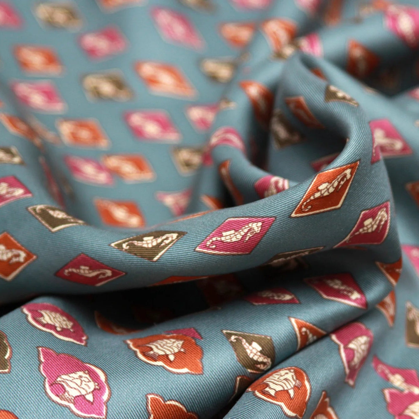 40"W x 40"L 100%Silk Fabric Piece