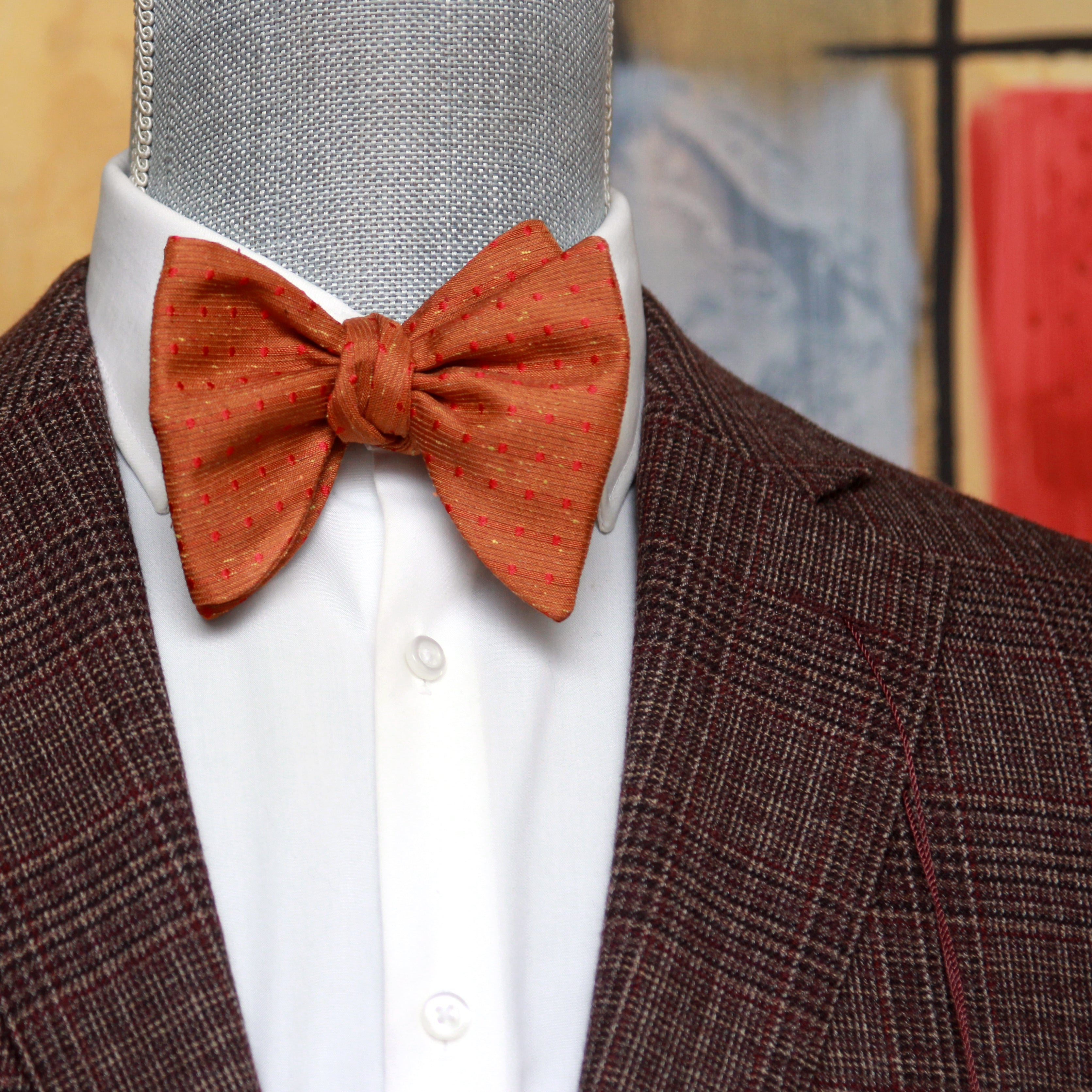 Men's Large Silk Bow Tie