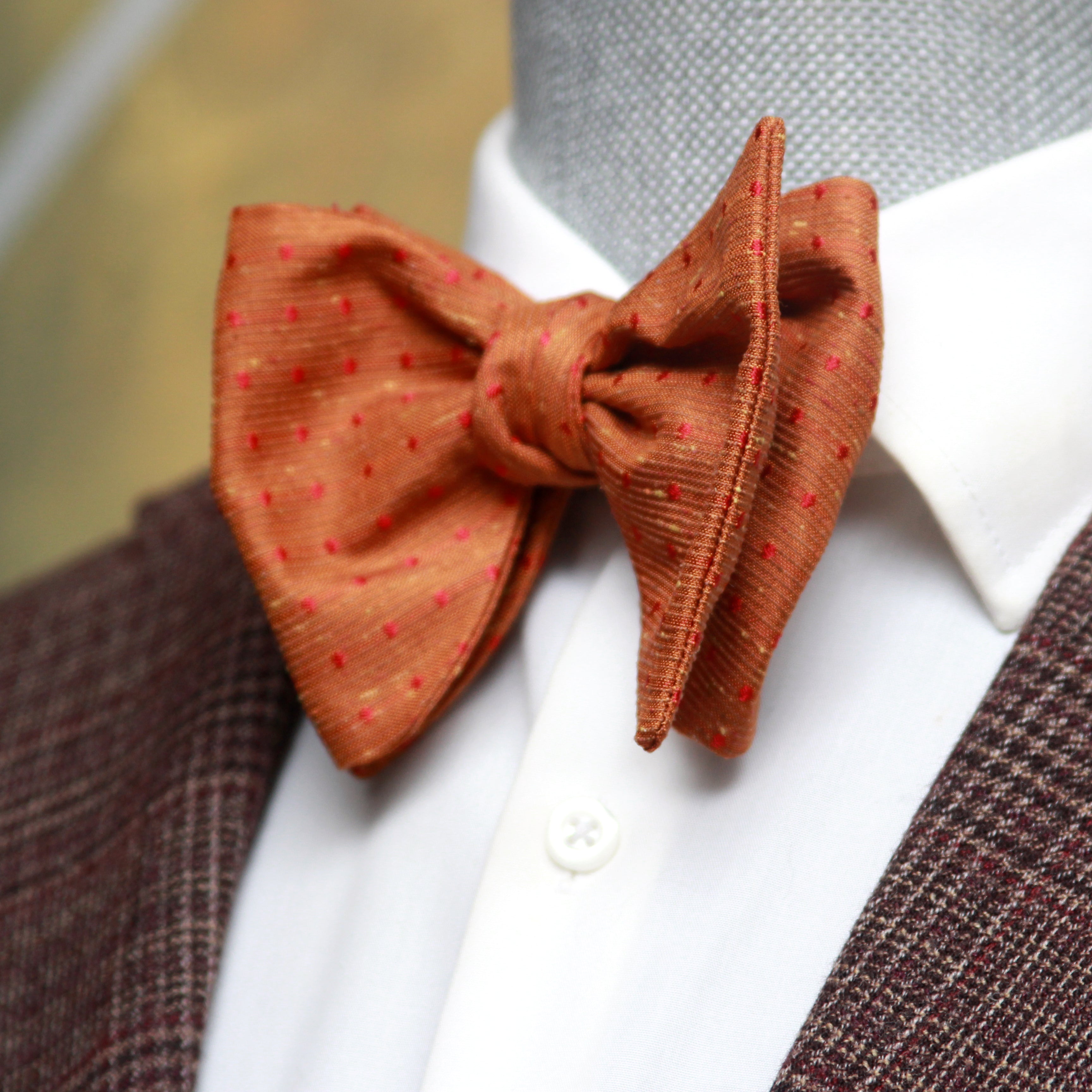 Men's Large Silk Bow Tie