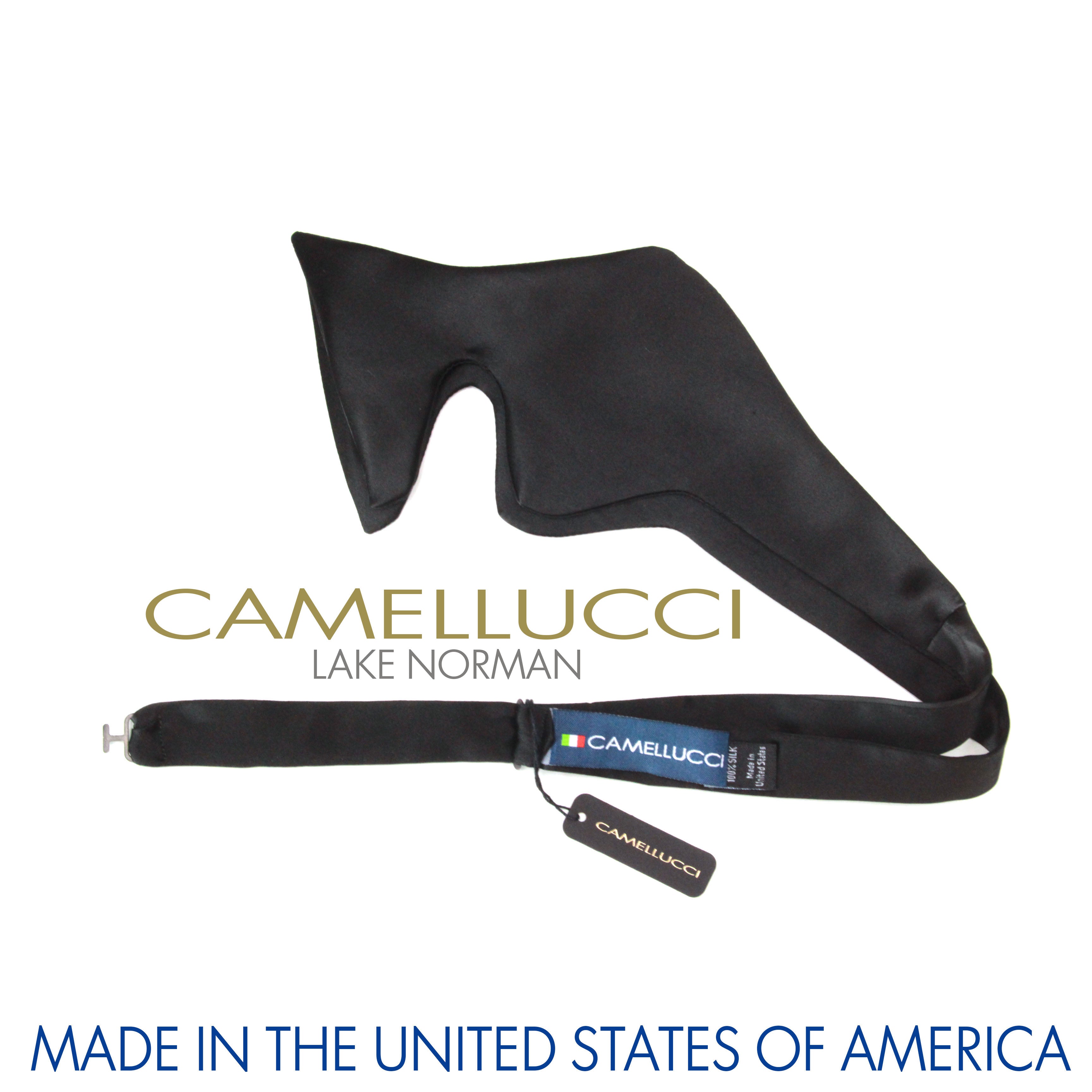 Men's Silk Bow Tie LAKE NORMAN. MADE IN THE UNITED STATES OF AMERICA