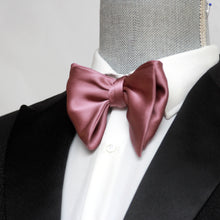 Load image into Gallery viewer, Big Butterfly Dusty Rose Silk Bow Tie
