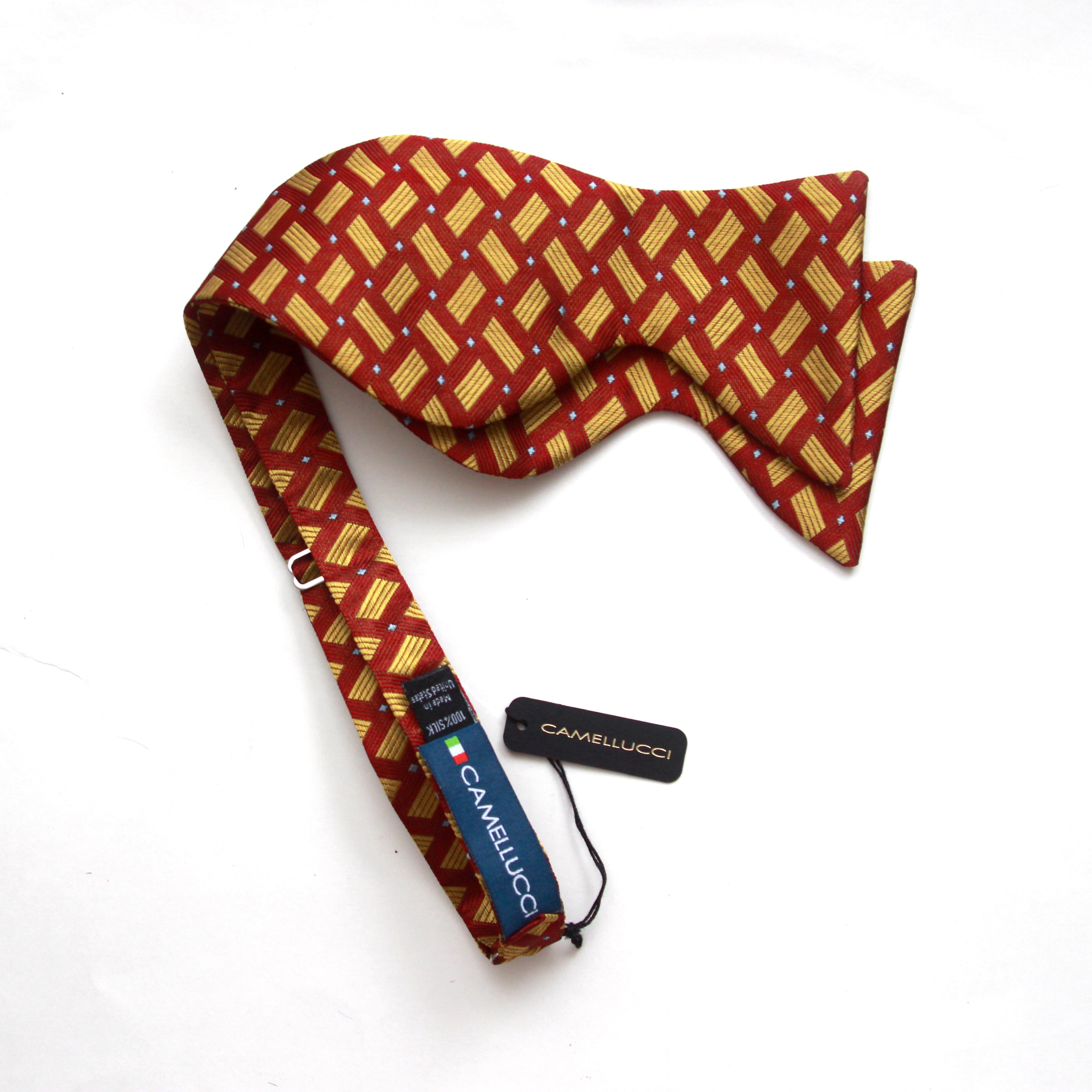 Men's Large Silk Bow Tie