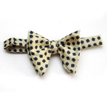 Load image into Gallery viewer, Yellow Blue Ornament Big Butterfly Bow tie
