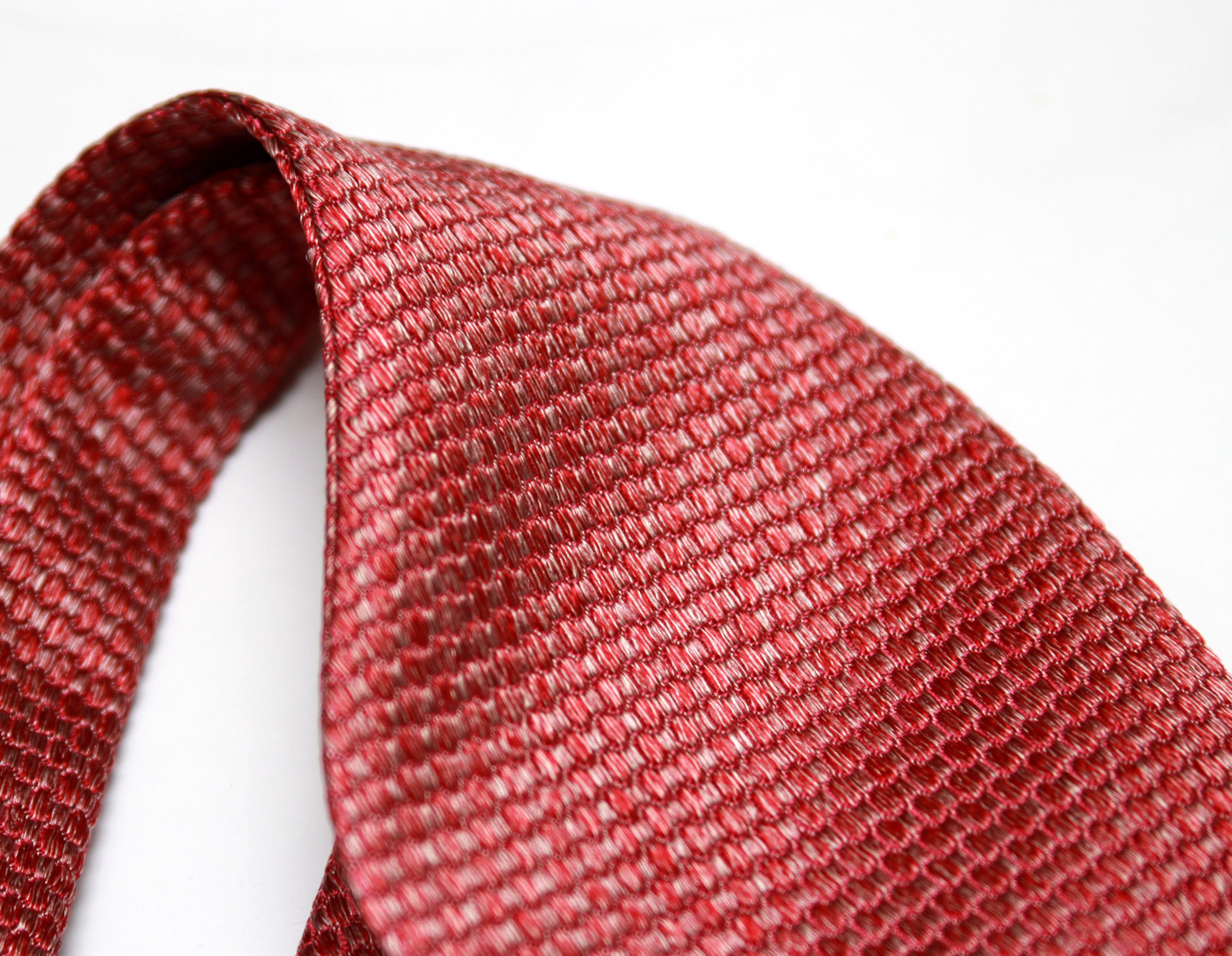 Big Butterfly in Dusty Red Silk Self tied Bow Tie