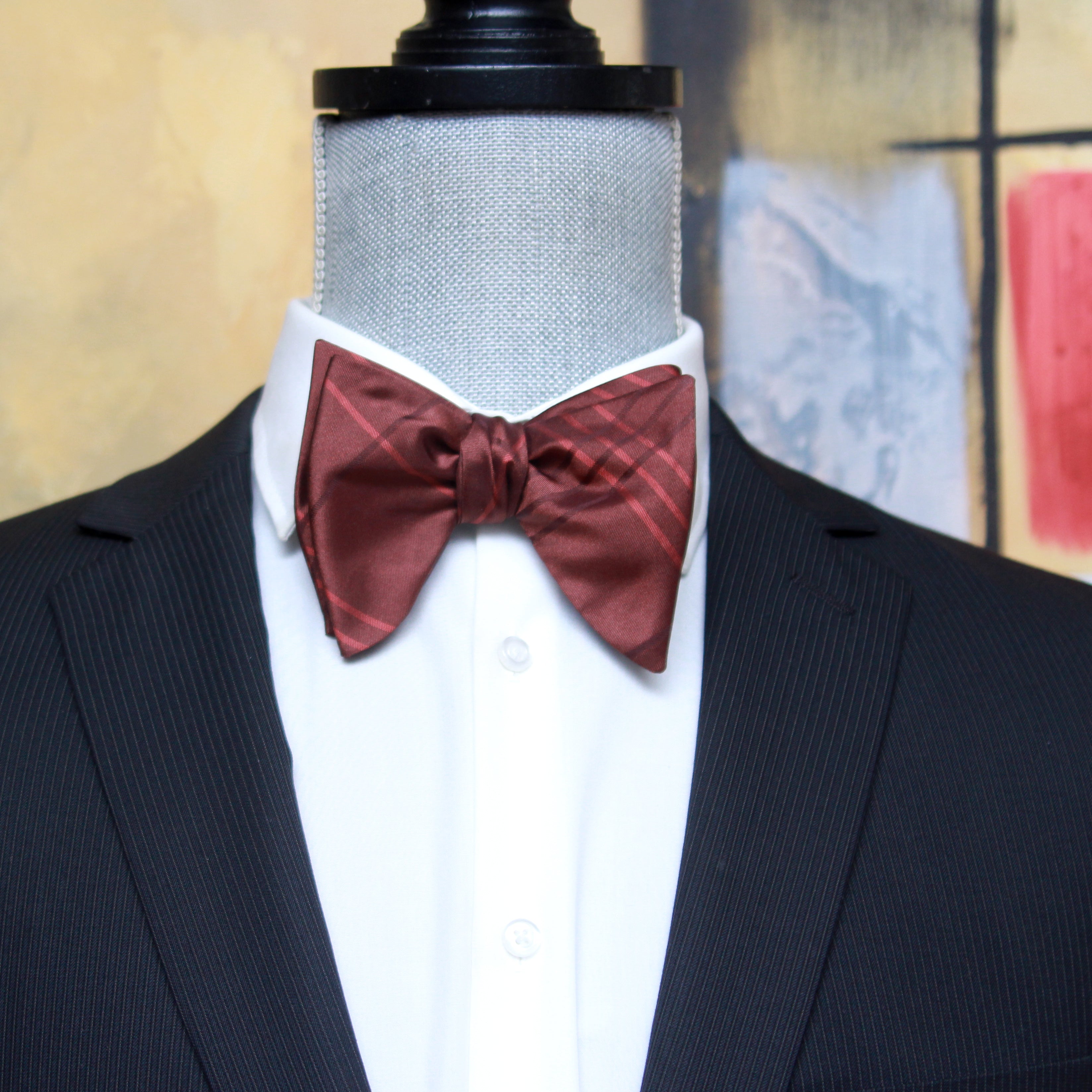 Big Butterfly Silk Bow Tie