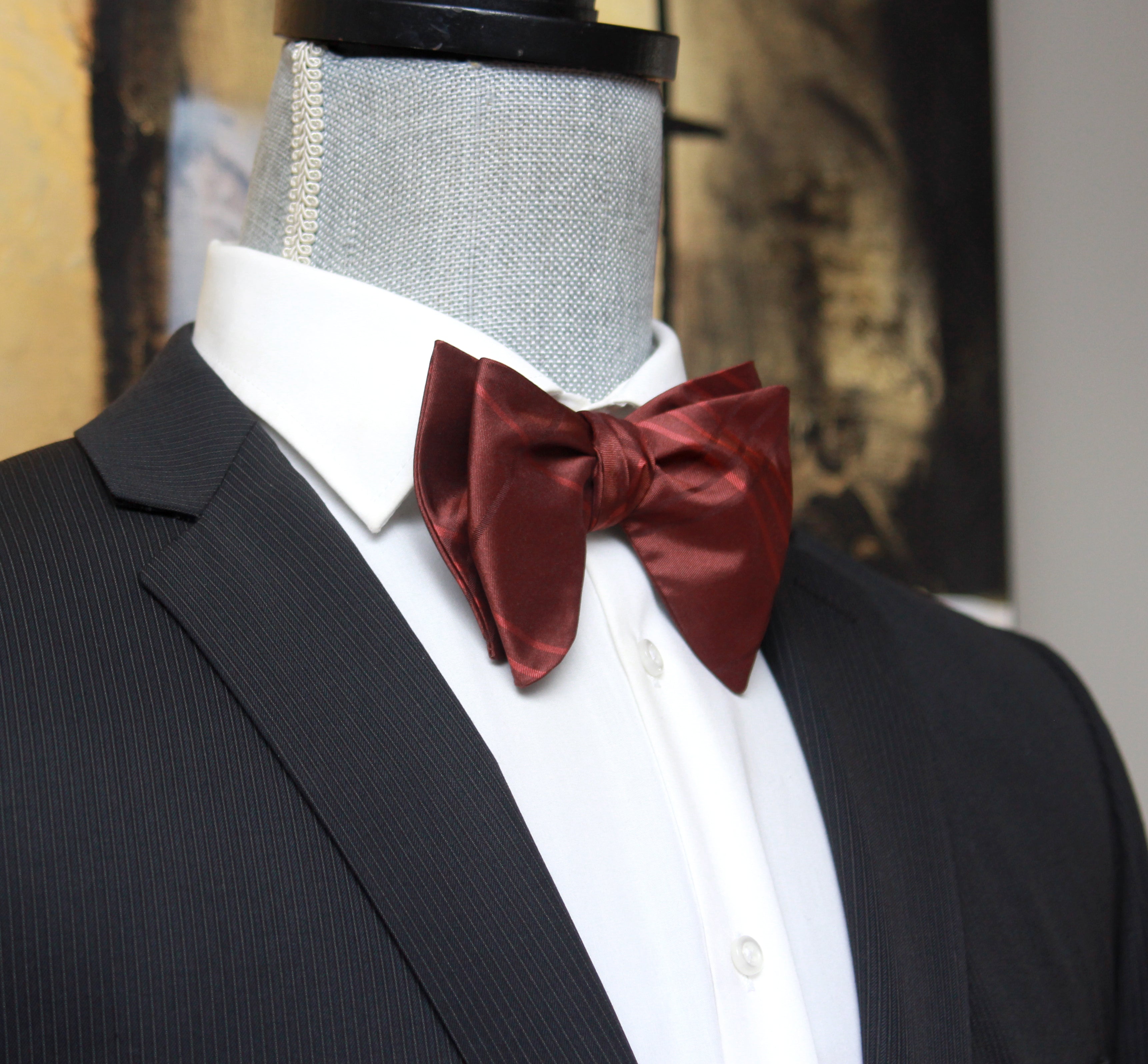 Big Butterfly Silk Bow Tie