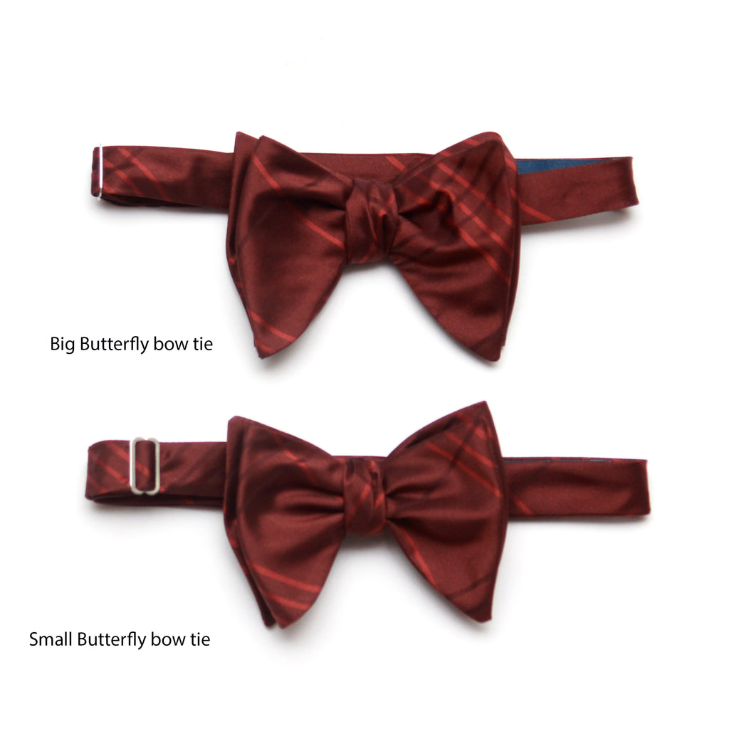 Big Butterfly Silk Bow Tie