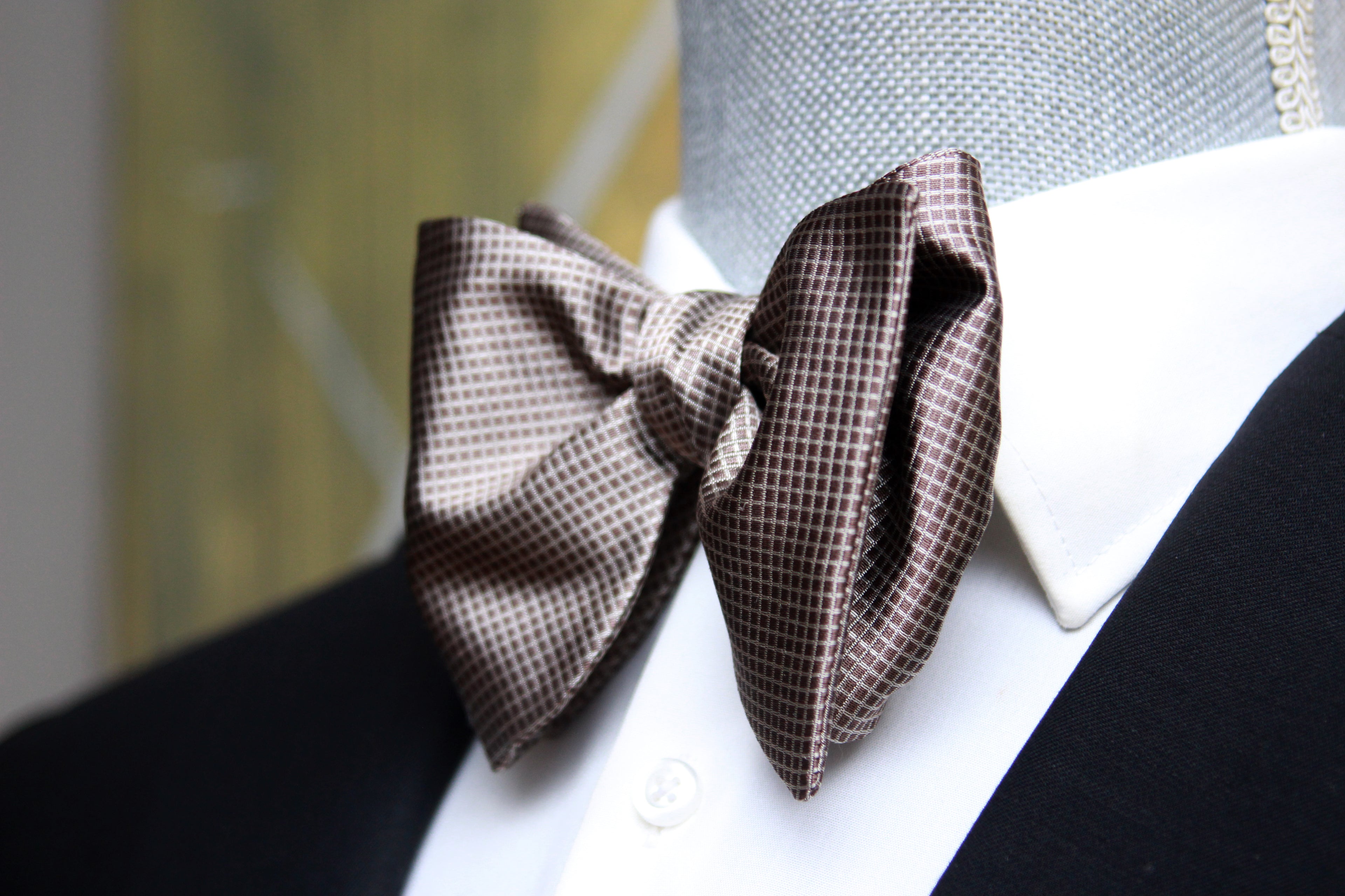 Men's Large Silk Bow Tie