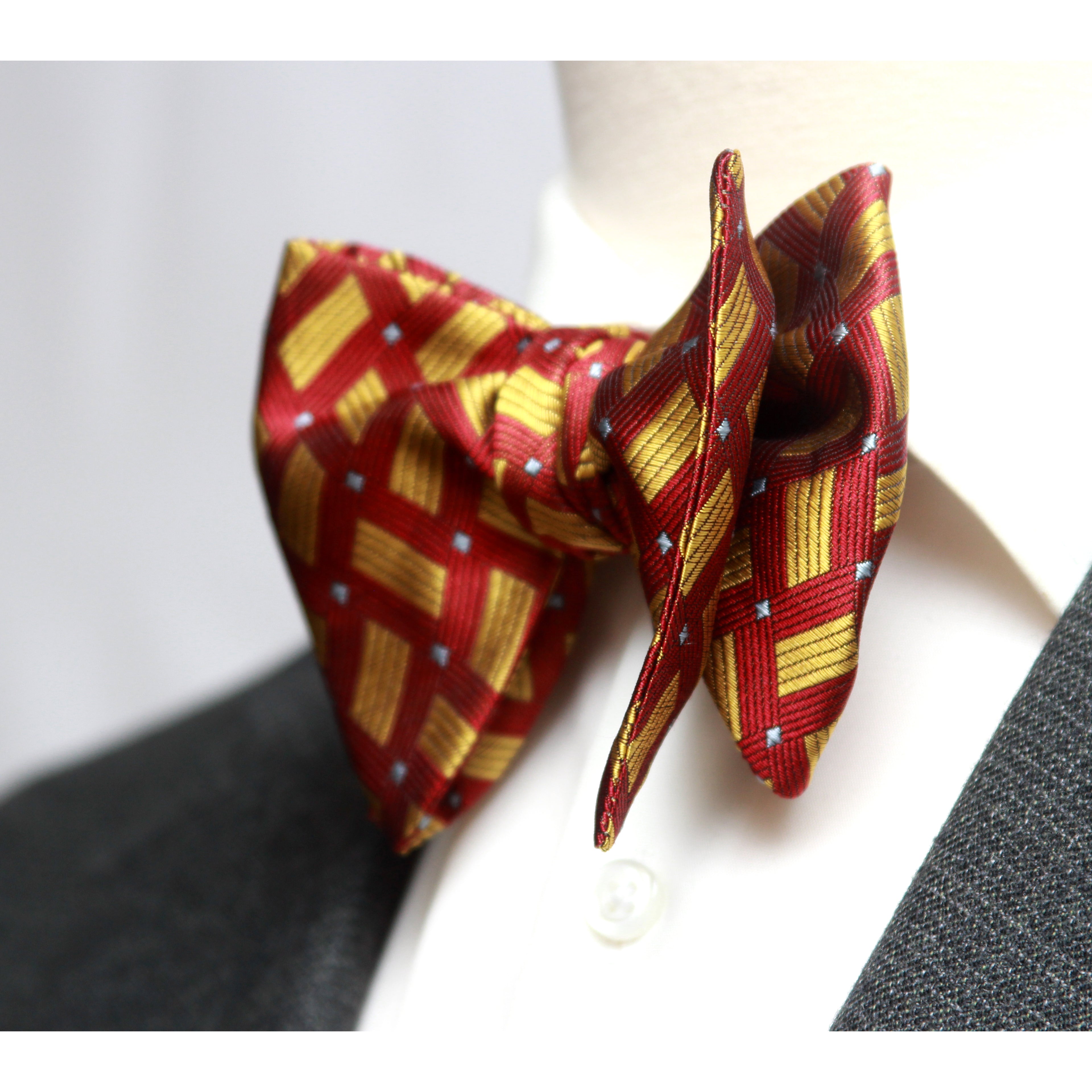 Men's Large Silk Bow Tie